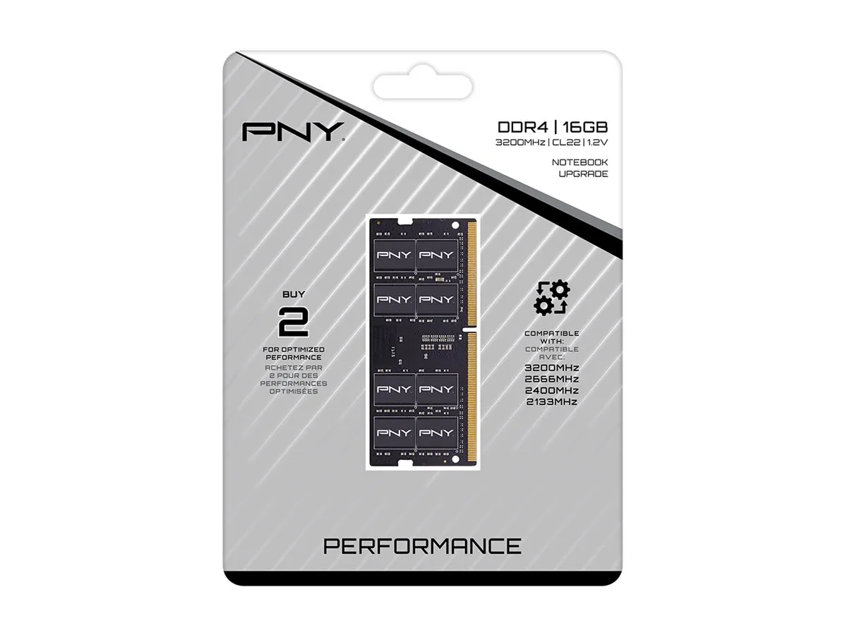 PNY SO-DIMM DDR4-3200 CL22 16 GB 1,2V