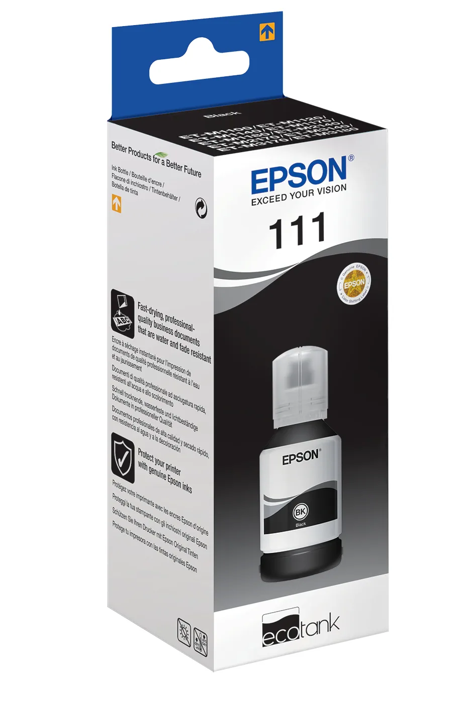 Epson 111 EcoTank-Tintenflasche in Pigmentschwarz – Bild 2