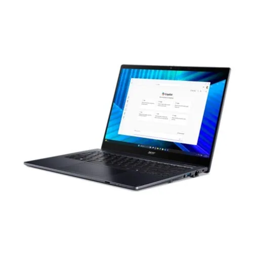 Acer TravelMate TMP414RN-55-TCO-58UA Intel Core Ultra 5 225U Hybrid (2-in-1) 35,6 cm (14") Touchscreen WUXGA 16 GB DDR5-SDRAM 512 GB SSD Wi-Fi 7 (802.11be) Windows 11 Pro Blau QWERTZ Deutsch – Bild 4