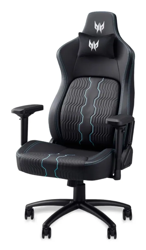 Acer PGC371 Universal-Gamingstuhl Schwarz, Blau – Bild 3