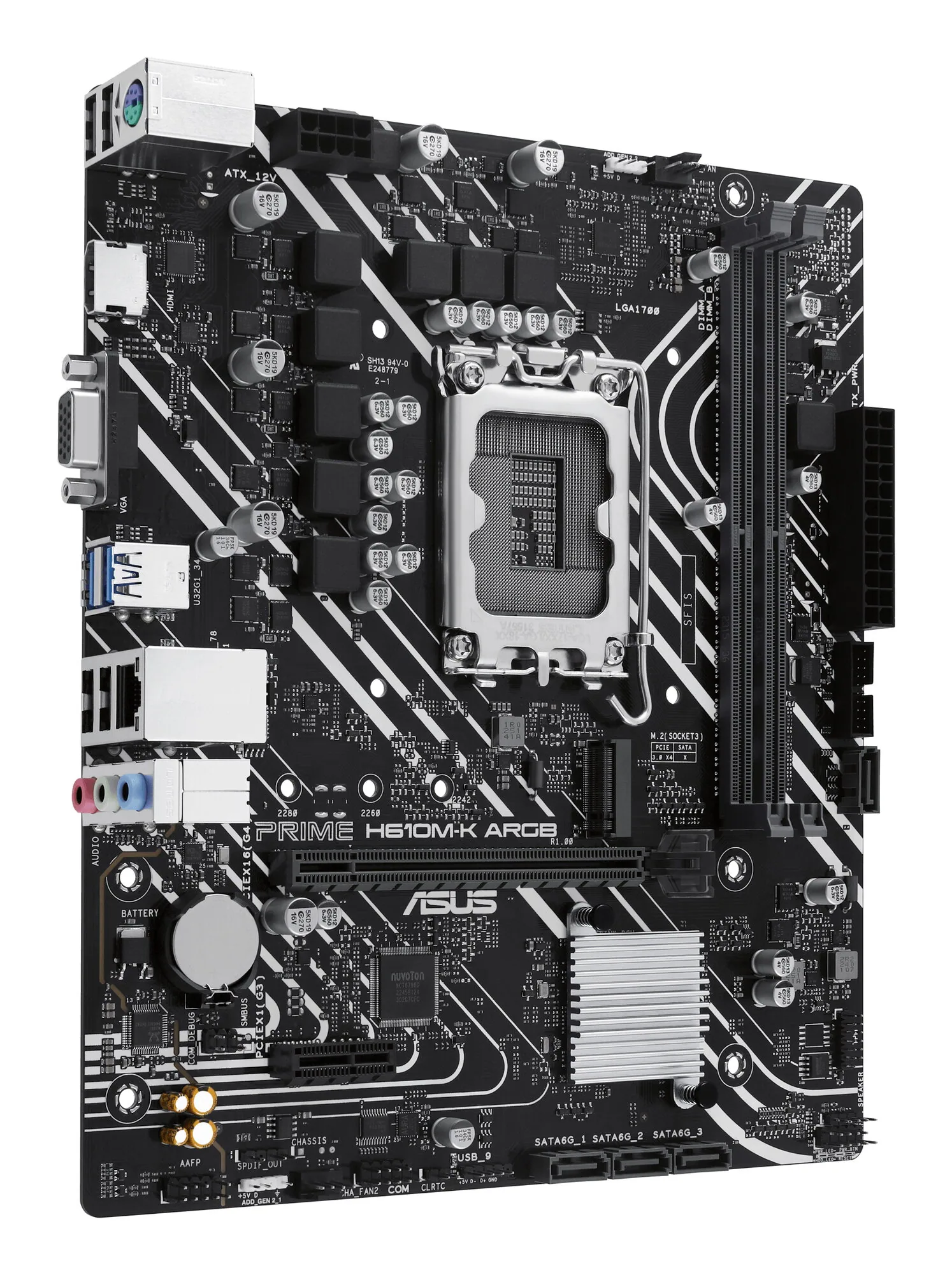 ASUS PRIME H610M-K ARGB Intel H610 LGA 1700 micro ATX – Bild 3