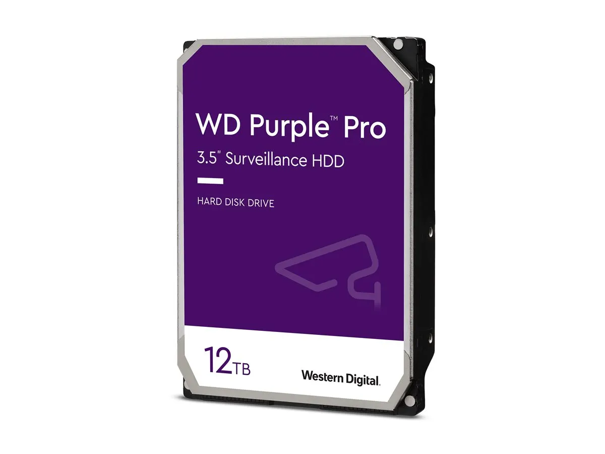 WD Purple Pro 8.9cm (3.5") 12TB SATA3 7200   64MB WD122PURP