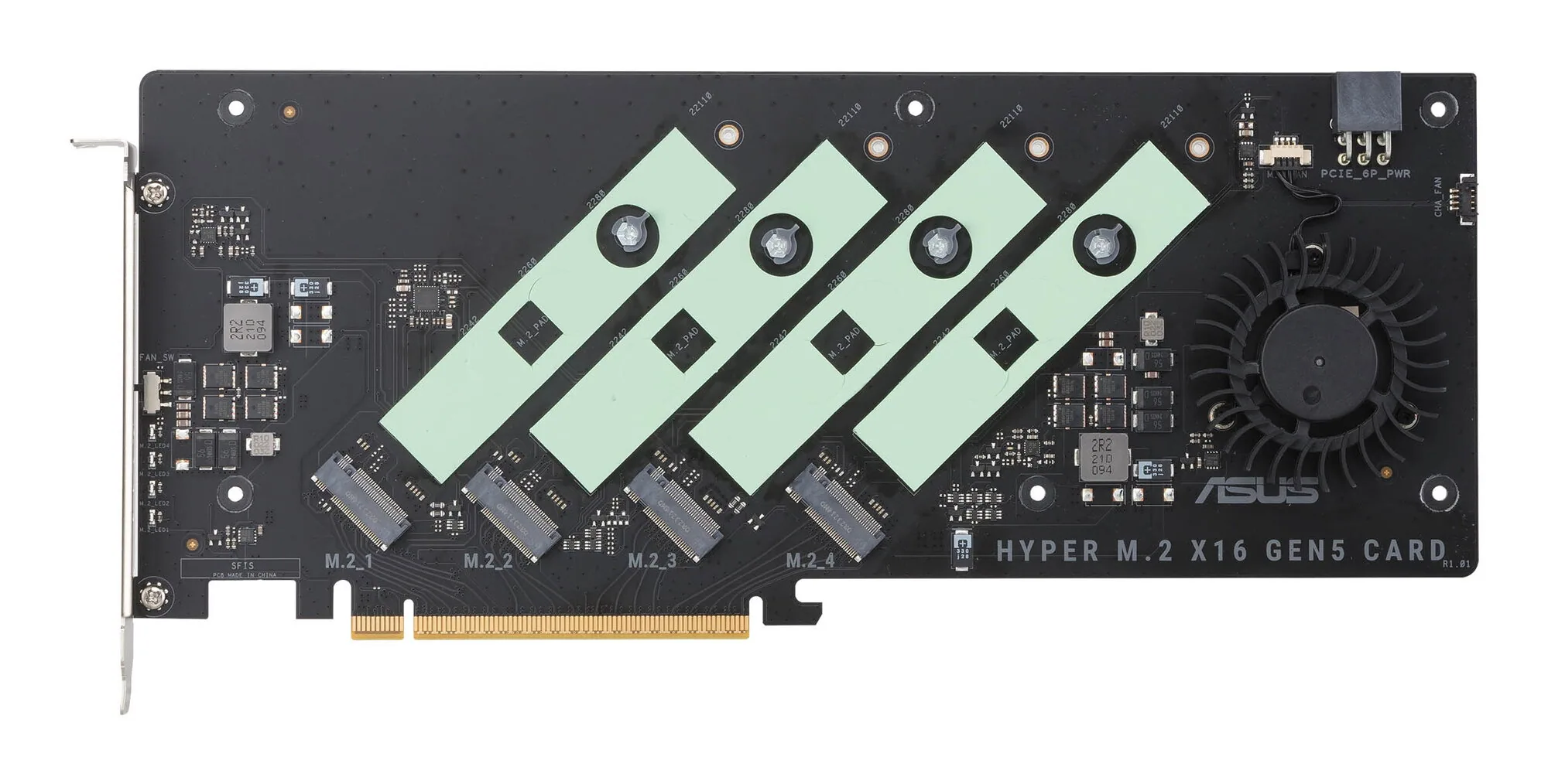 ASUS Hyper M.2 x16 Gen5 Card Schnittstellenkarte/Adapter Eingebaut – Bild 6