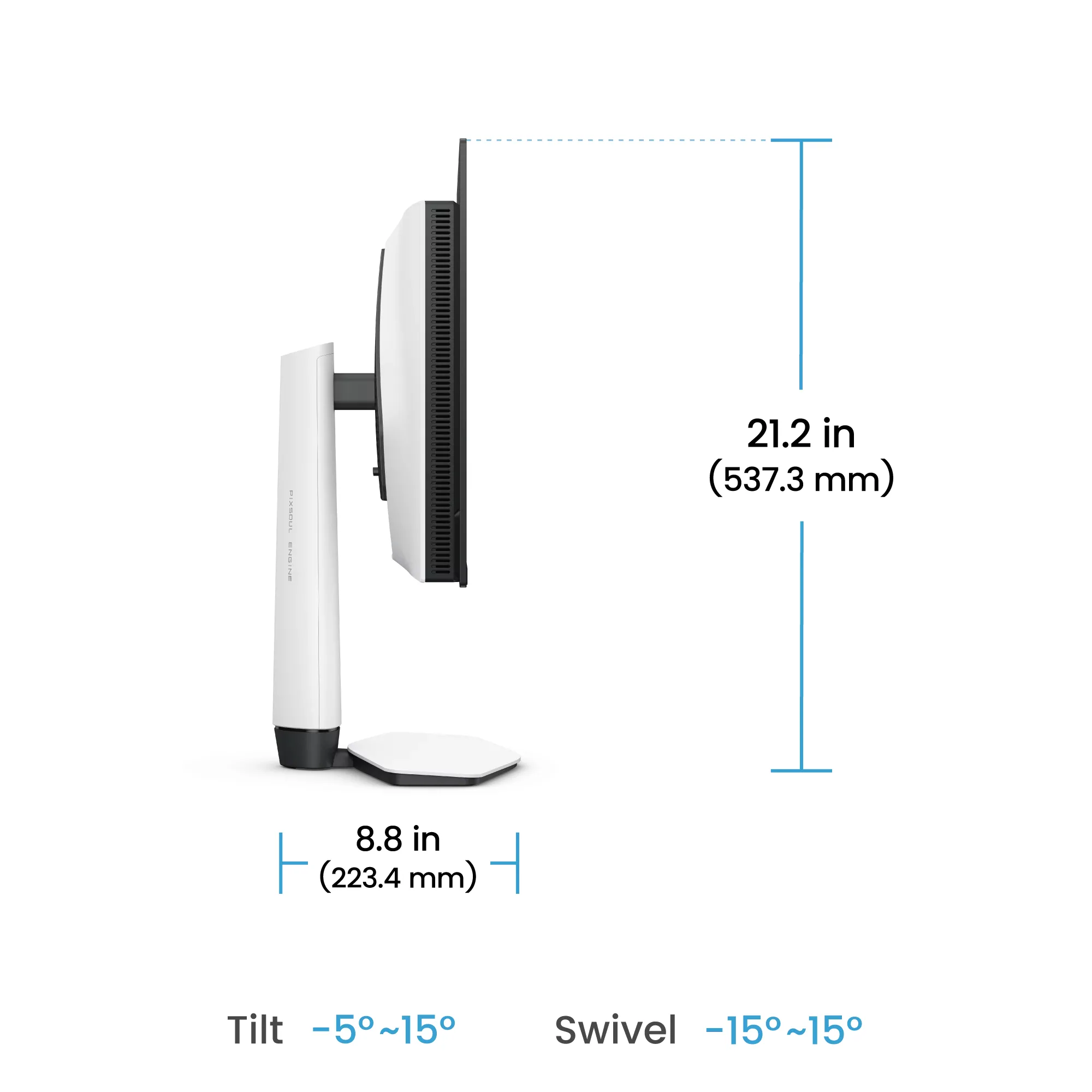 BenQ EX271QZ Computerbildschirm 67,3 cm (26.5") 2560 x 1440 Pixel 2K OLED Weiß – Bild 7