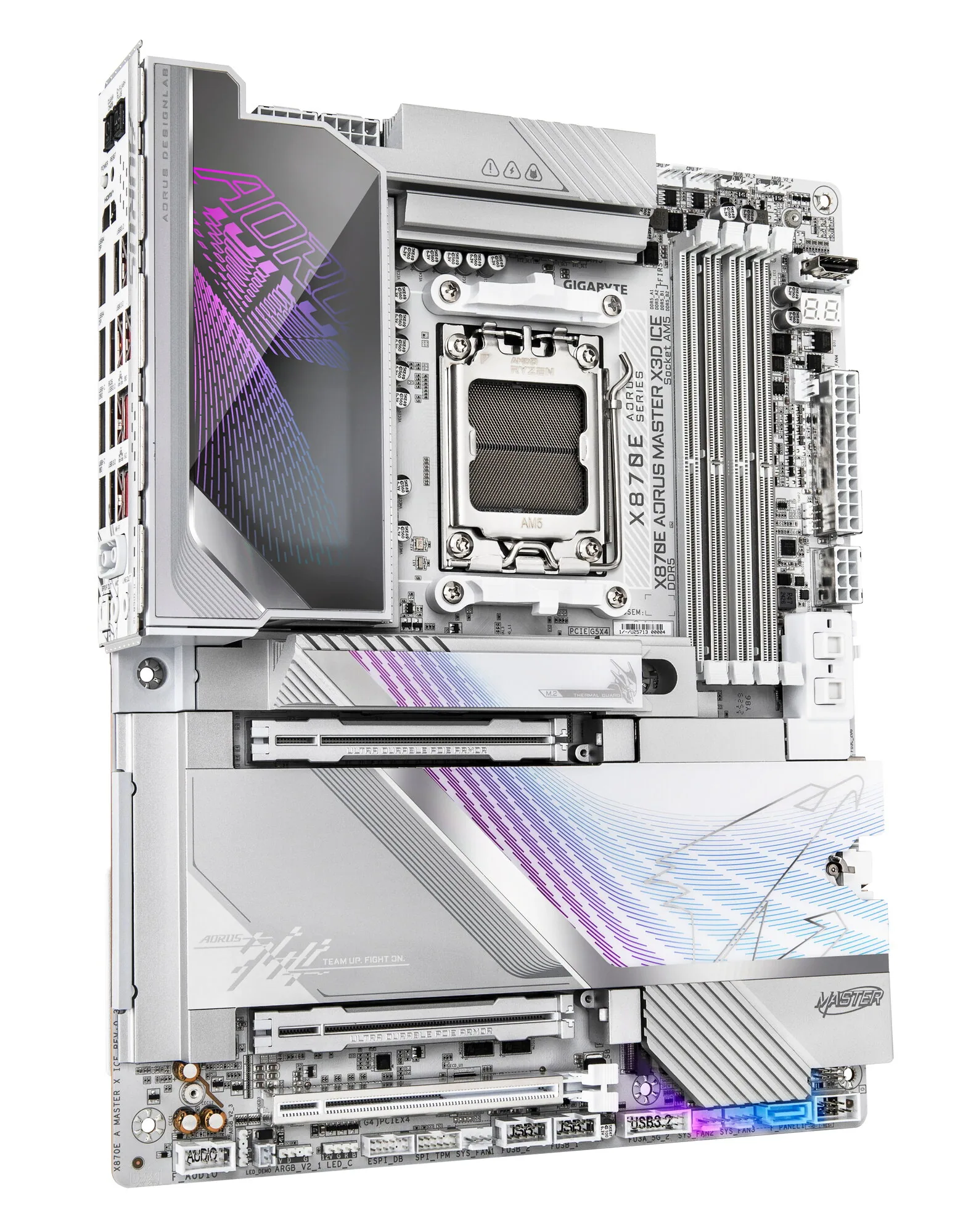 GIGABYTE X870E AORUS MASTER X3D ICE Mainboard – Bild 4