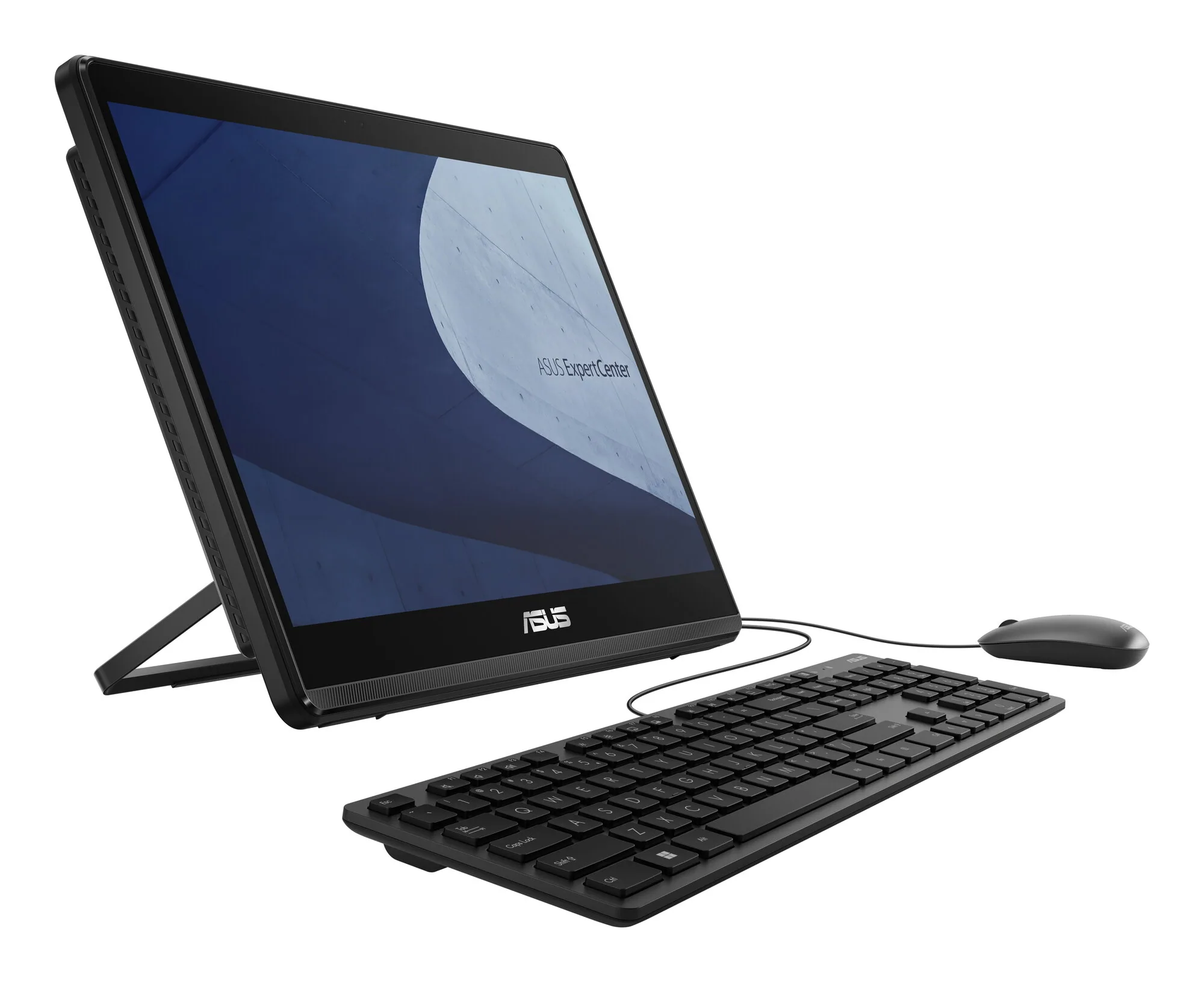 ASUS ExpertCenter E1 AiO E1600WKAT-BMR109X Intel® Celeron® N N4500 39,6 cm (15.6") 1920 x 1080 Pixel Touchscreen All-in-One-PC 8 GB DDR4-SDRAM 256 GB SSD Windows 11 Pro Wi-Fi 6 (802.11ax) Schwarz – Bild 1