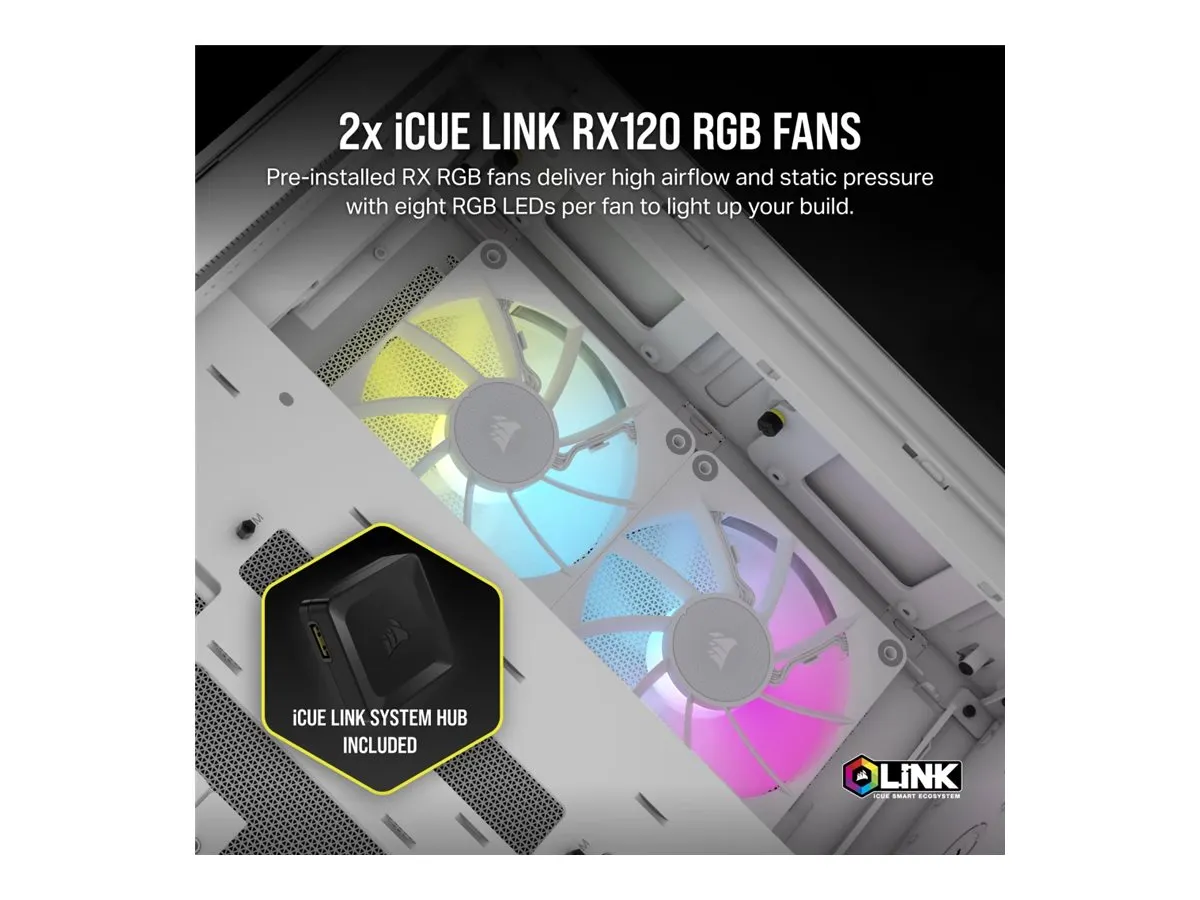 Corsair Geh mATX 2500X Link Tempered Glass