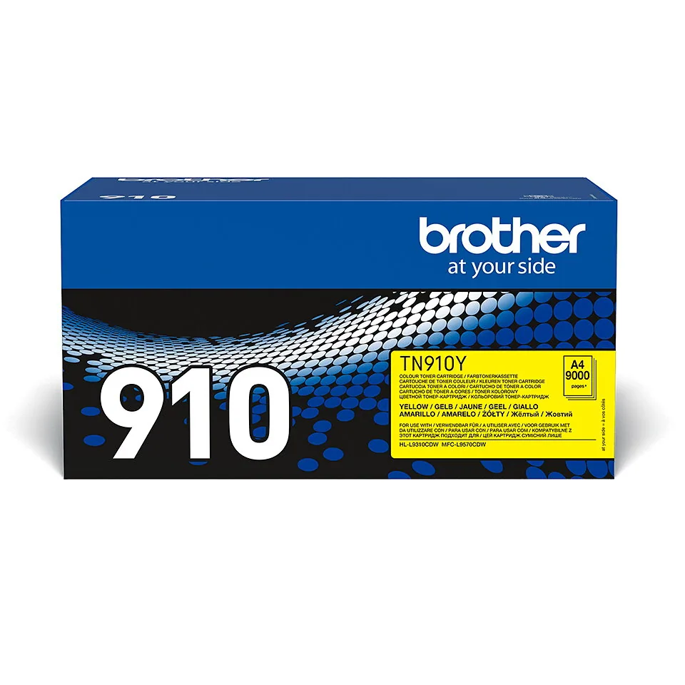 Brother TN-910Y Tonerkartusche 1 Stück(e) Original Gelb – Bild 1