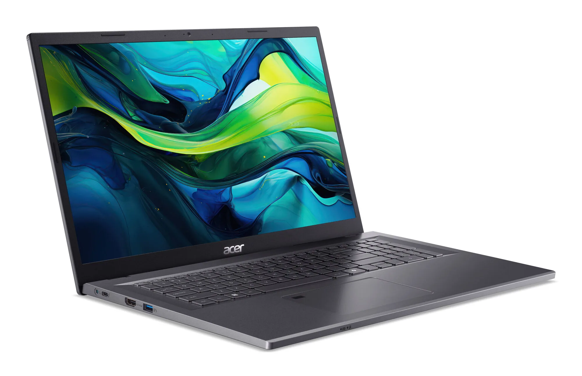 Acer Aspire A17-51M-52LH Intel Core 5 120U Laptop 43,9 cm (17.3") Full HD 16 GB LPDDR5-SDRAM 512 GB SSD Wi-Fi 6E (802.11ax) eShell Grau – Bild 2