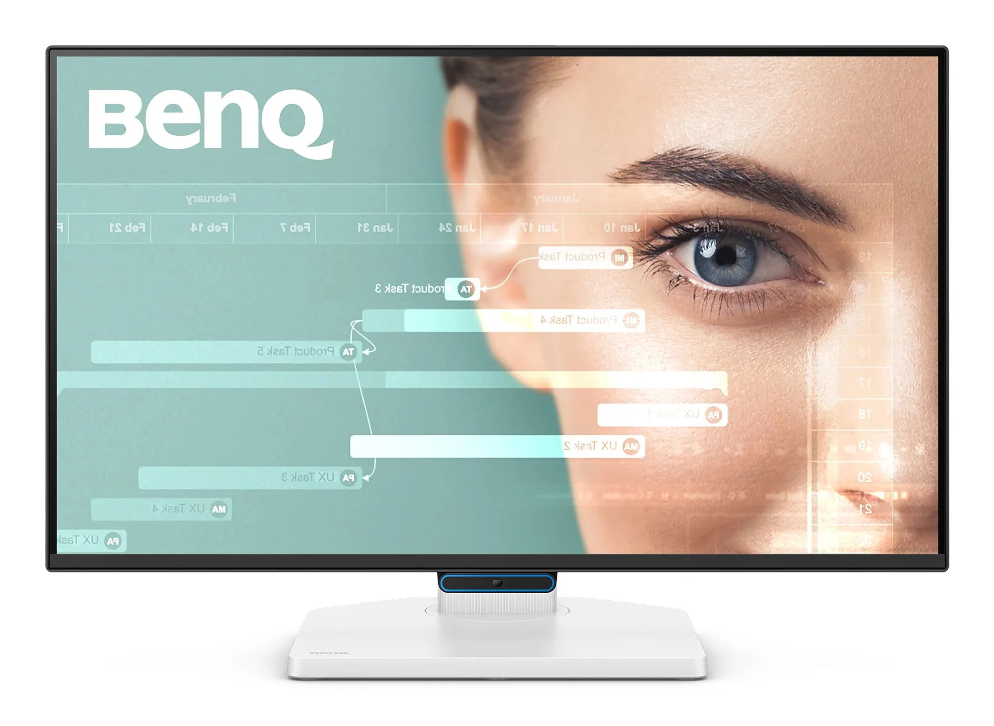 BenQ GW2490TC Computerbildschirm 61 cm (24") 1920 x 1080 Pixel Full HD LED Schwarz, Weiß – Bild 5