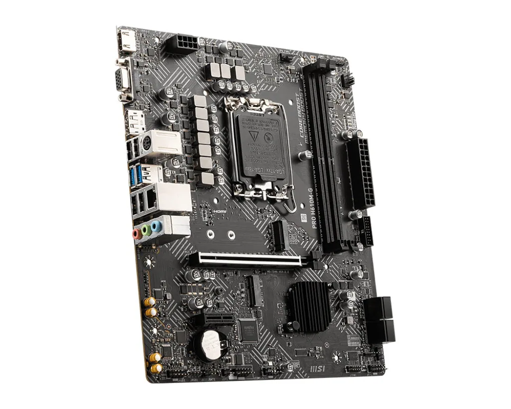 MSI PRO H610M-G Motherboard Intel H610 LGA 1700 micro ATX – Bild 4