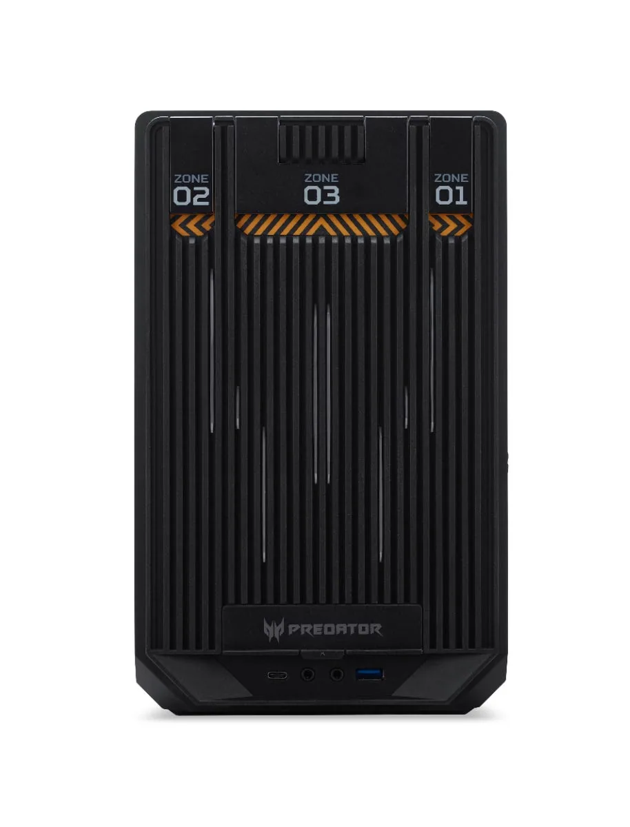 Acer DC.Z3XEE.001 Computer-Gehäuse Desktop Schwarz, Weiß – Bild 2