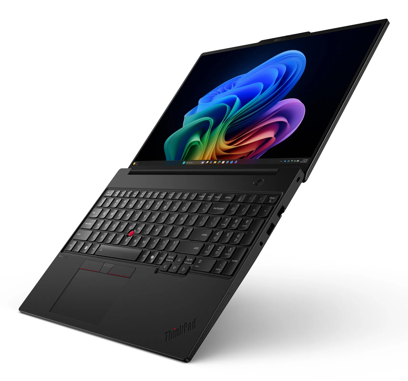 Lenovo ThinkPad T16 Gen 5 (Intel) Copilot+ PC Intel Core Ultra 5 325 Laptop 40,6 cm (16") Touchscreen WUXGA 16 GB LPDDR5x-SDRAM 512 GB SSD Wi-Fi 7 (802.11be) Windows 11 Pro Schwarz Deutsch – Bild 3