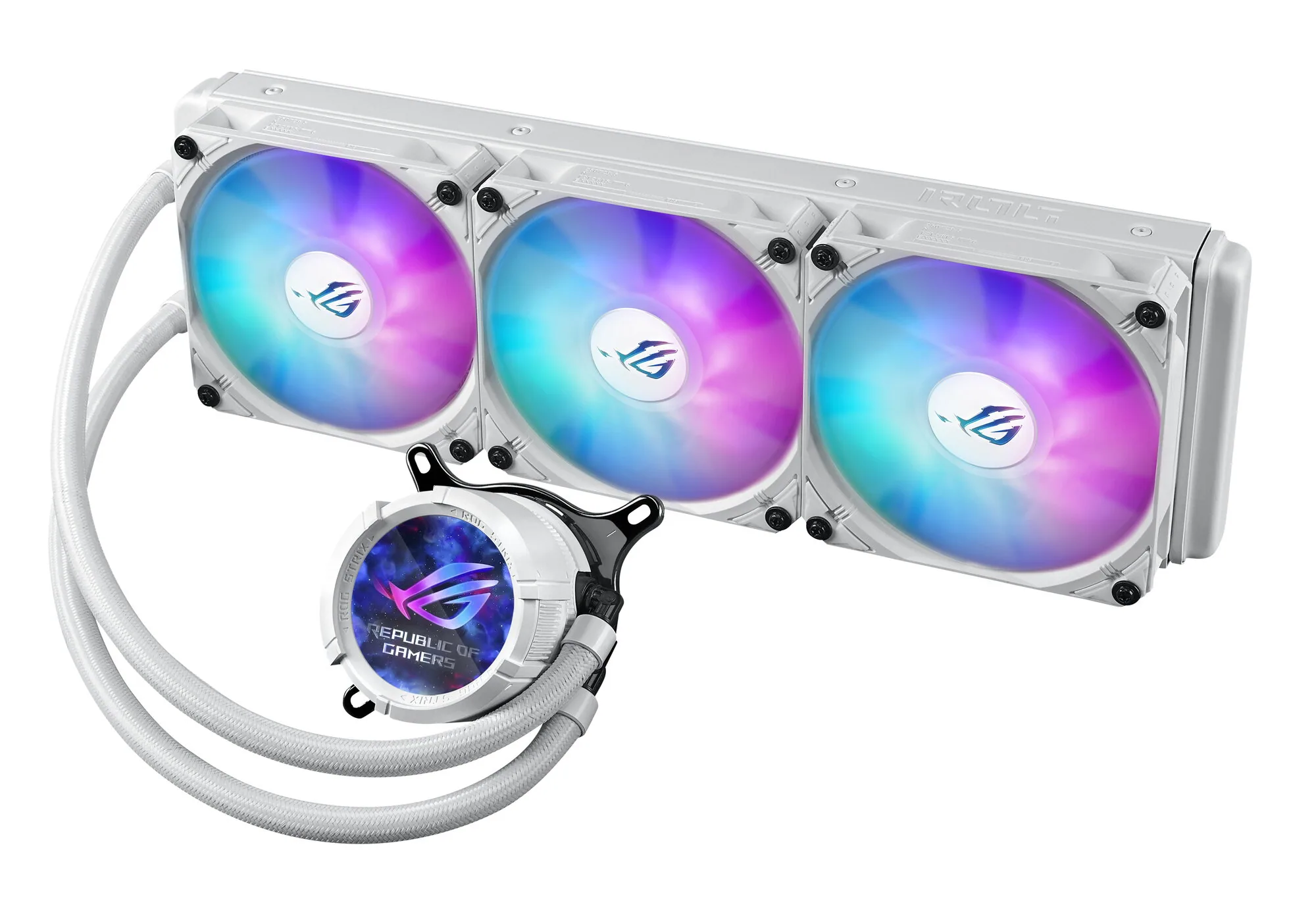 ASUS ROG Strix LC III 360 ARGB White Edition Prozessor All-in-One-Flüssigkeitskühler 12 cm Weiß – Bild 2