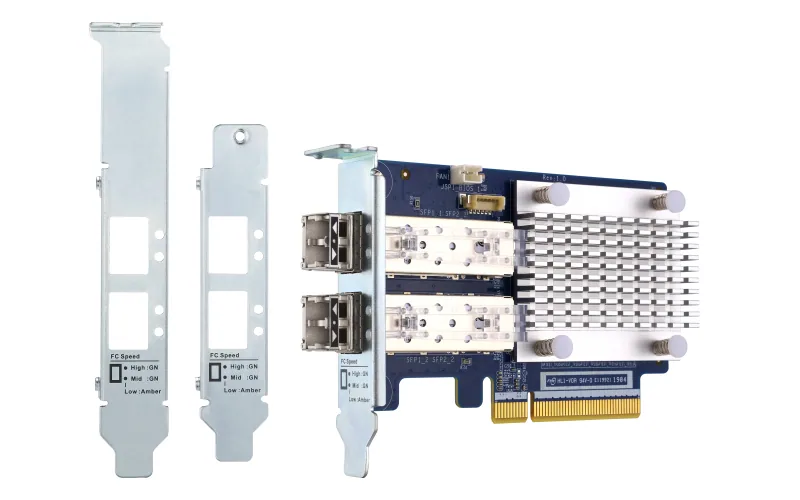 QNAP QXP-16G2FC Netzwerkkarte Eingebaut Faser 14025 Mbit/s – Bild 2