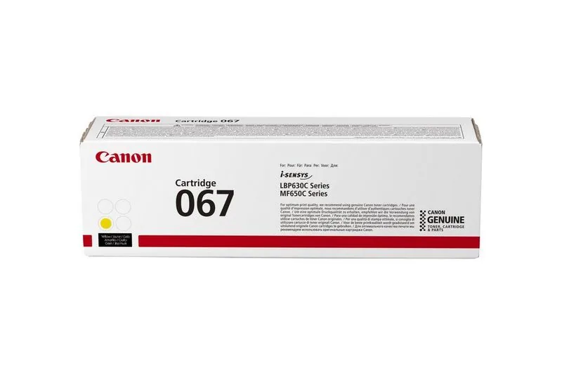 Canon 067 Tonerkartusche 1 Stück(e) Original Gelb – Bild 1