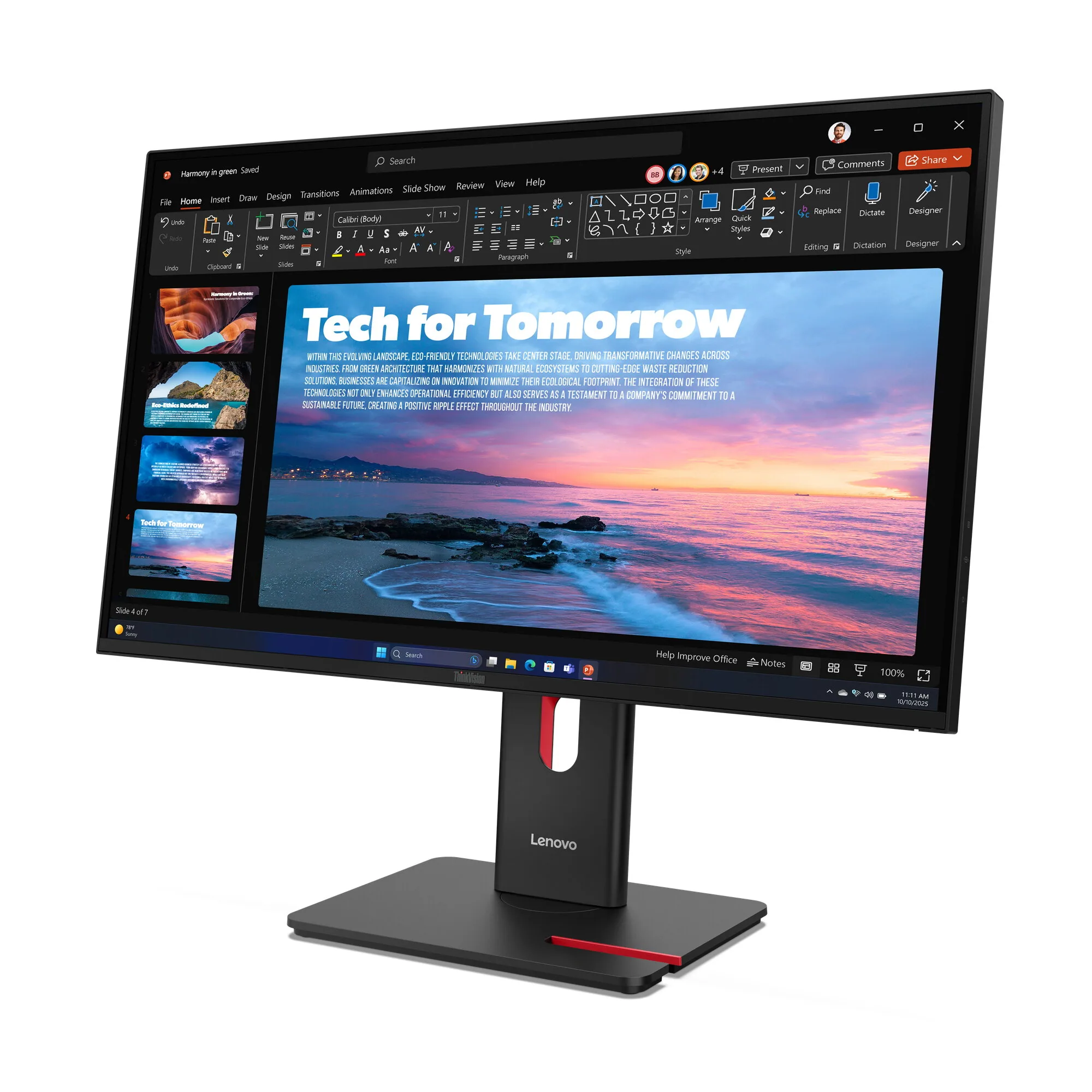 Lenovo ThinkVision T27QD-40 Monitor – Bild 5