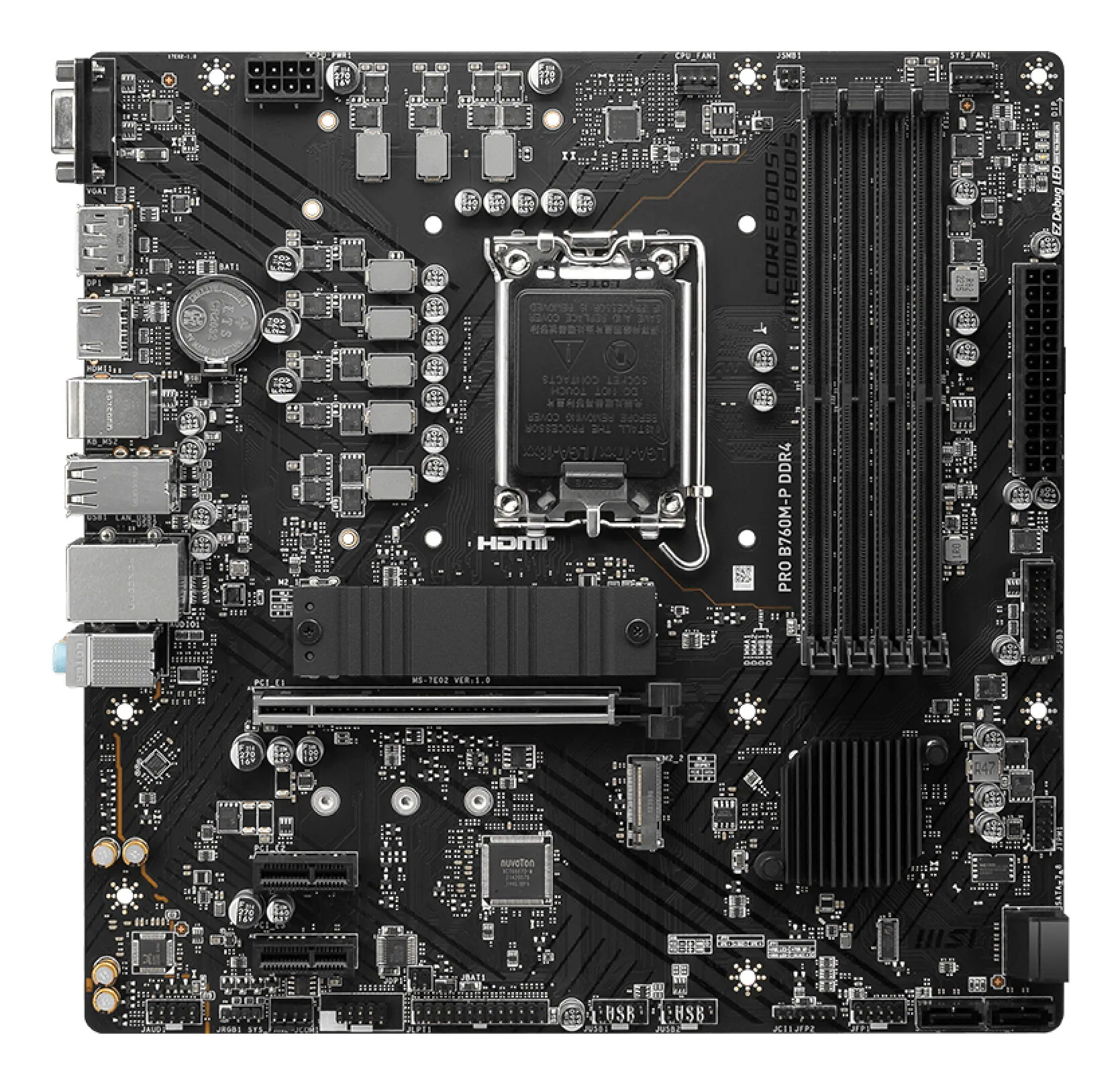 MSI PRO B760M-P DDR4 Motherboard Intel B760 LGA 1700 micro ATX – Bild 2
