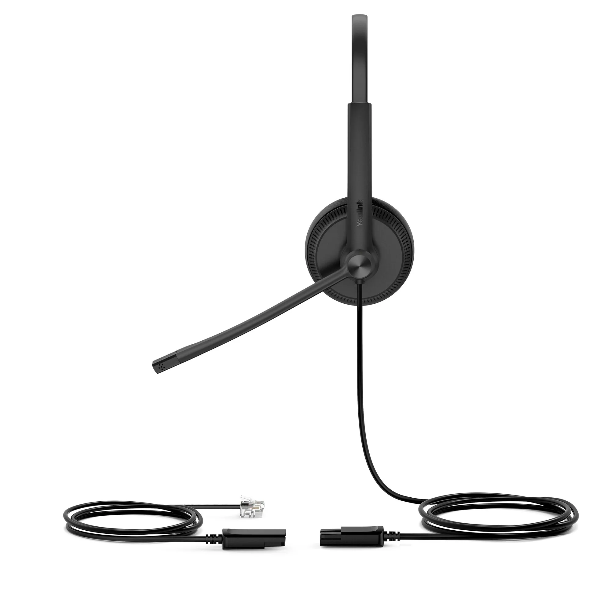 Yealink YHS34 Dual Headset Kopfhörer Kabelgebunden Kopfband Anrufe/Musik Schwarz – Bild 3