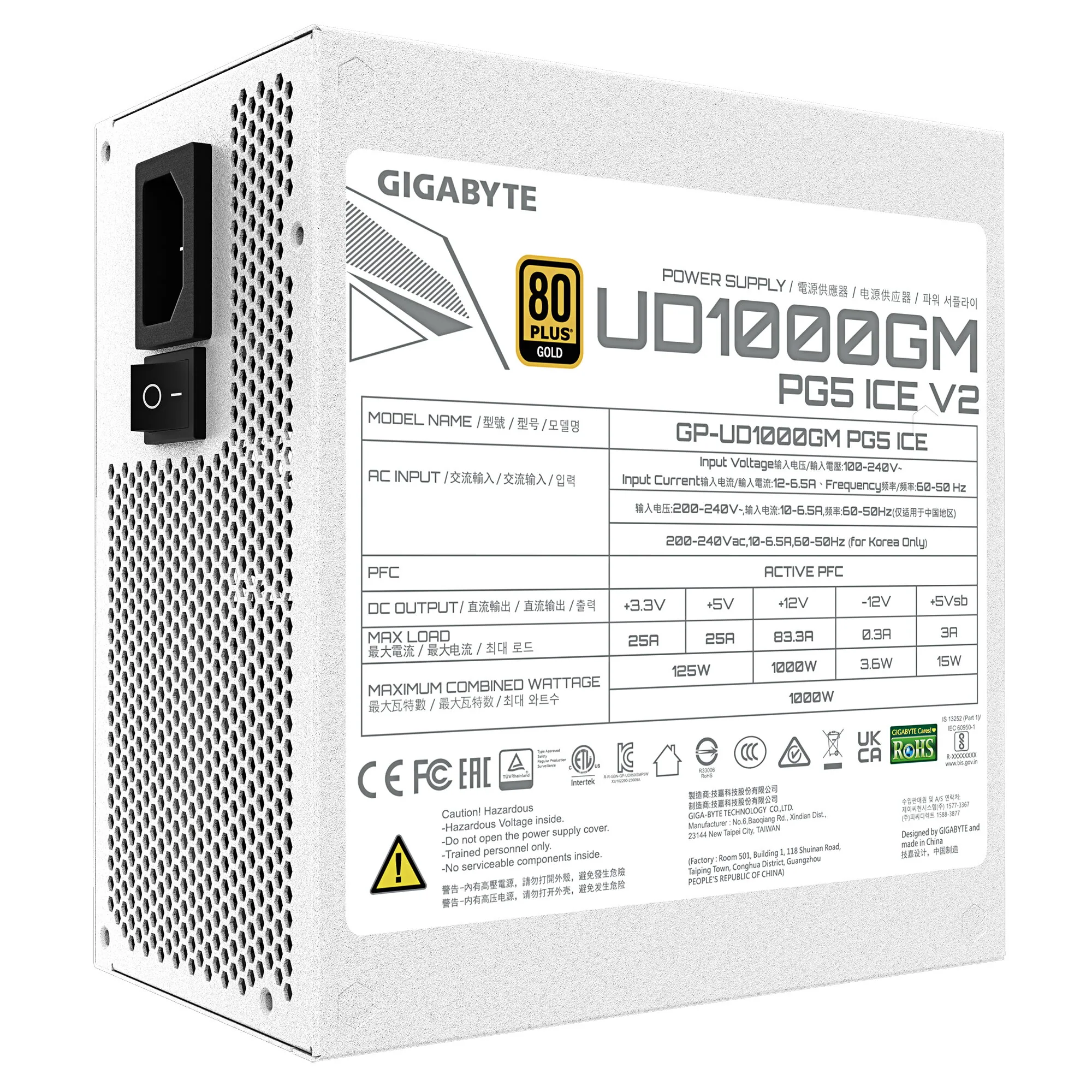 GIGABYTE UD1000GM PG5 V2 ICE Netzteil – Bild 6