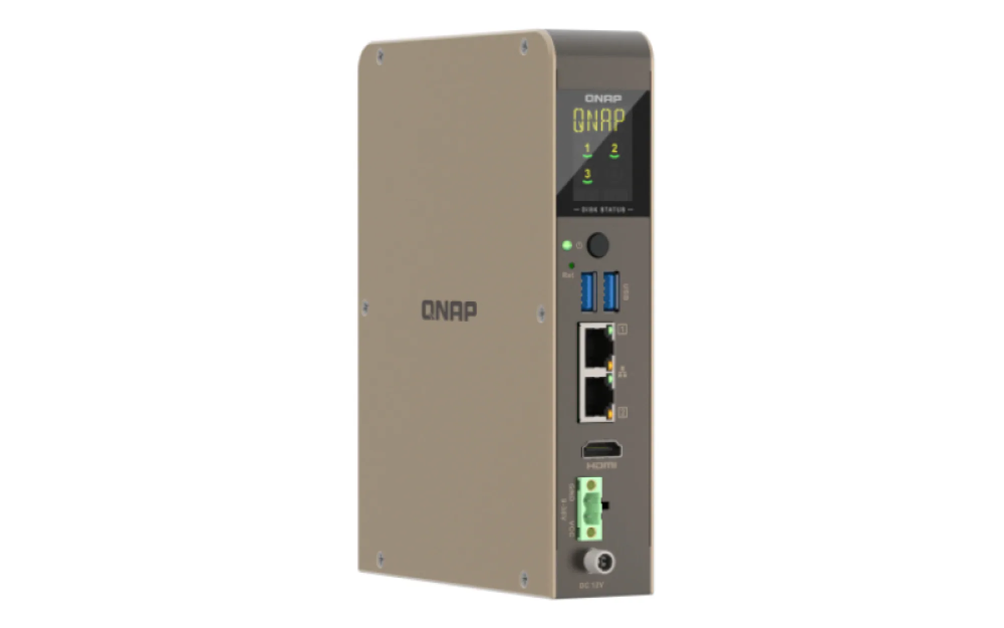 QNAP QBoat-300 NAS Kompakt 4 GB 0 TB QNAP QTS Grau – Bild 2