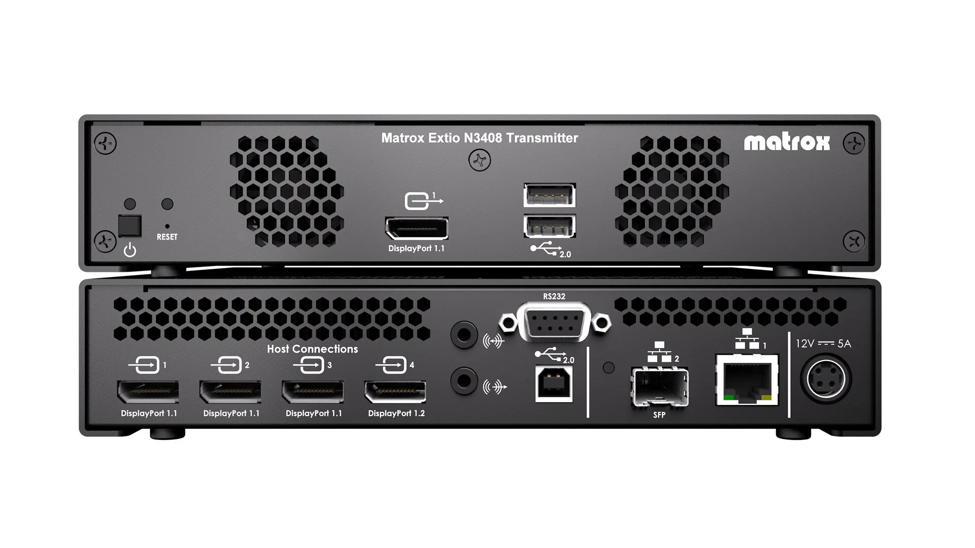 Matrox Extio N3408 KVM-Extender Transmitter – Bild 1
