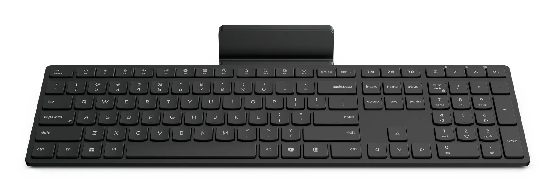 Lenovo 4Y41S04673 Tastatur Heimbüro RF Wireless + Bluetooth Deutsch Schwarz – Bild 4