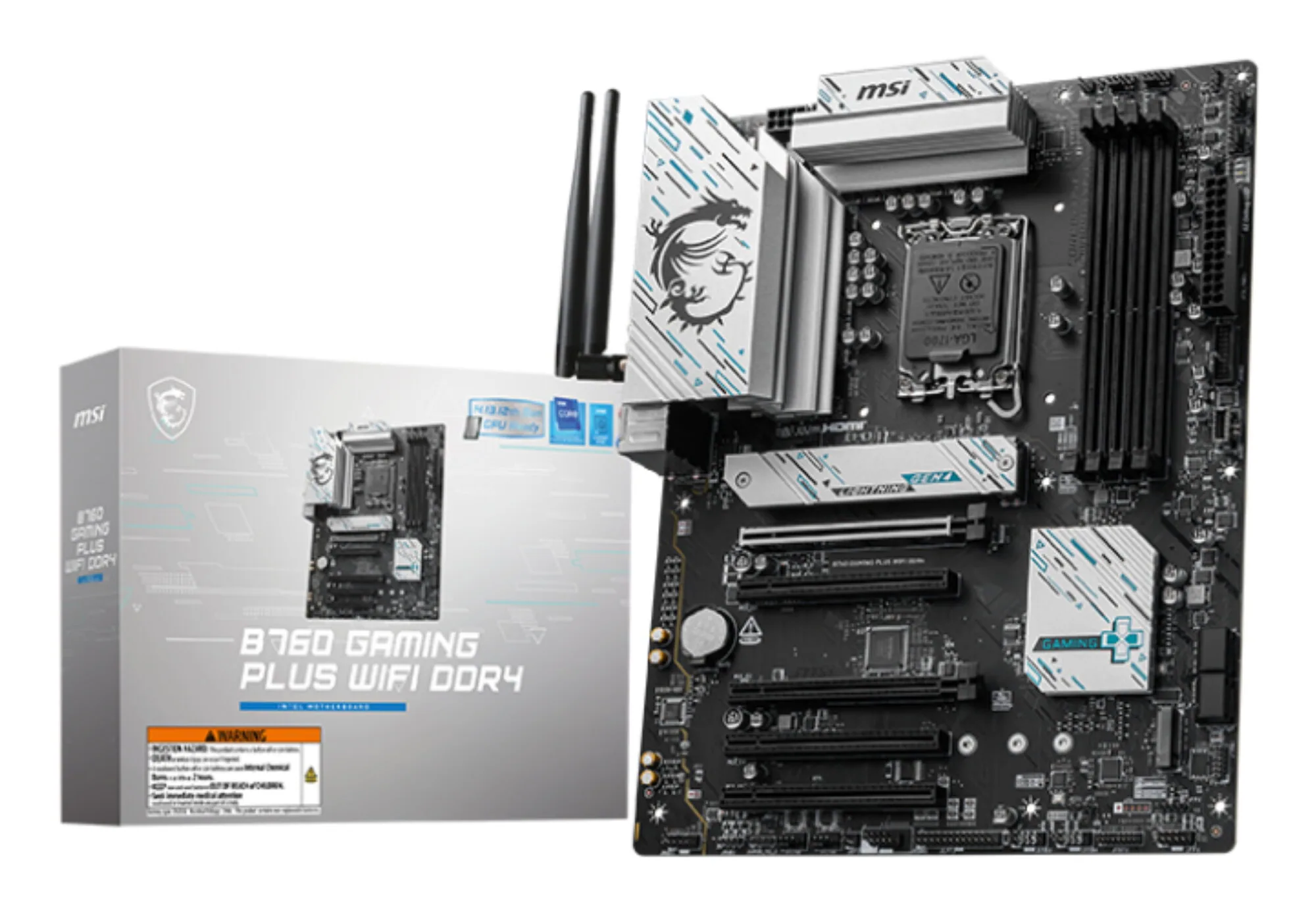 MSI B760 GAMING PLUS WIFI DDR4 Motherboard Intel B760 LGA 1700 ATX – Bild 1