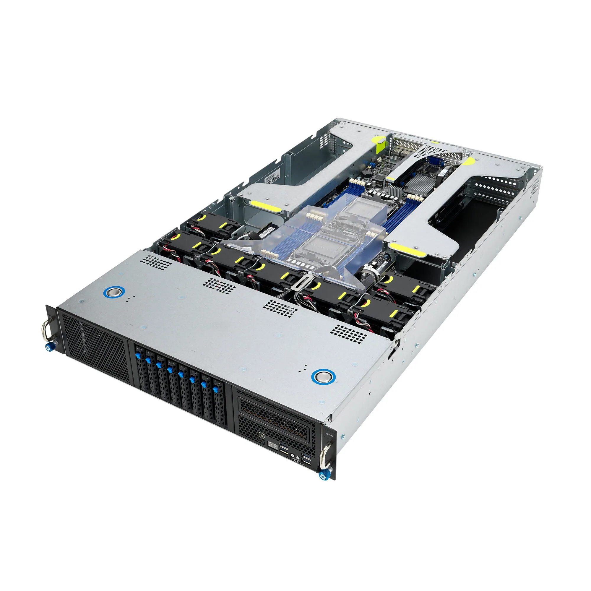 ASUS ESC4000-E10S-SKU1 LGA 4189 Rack (2U) Schwarz, Silber – Bild 5
