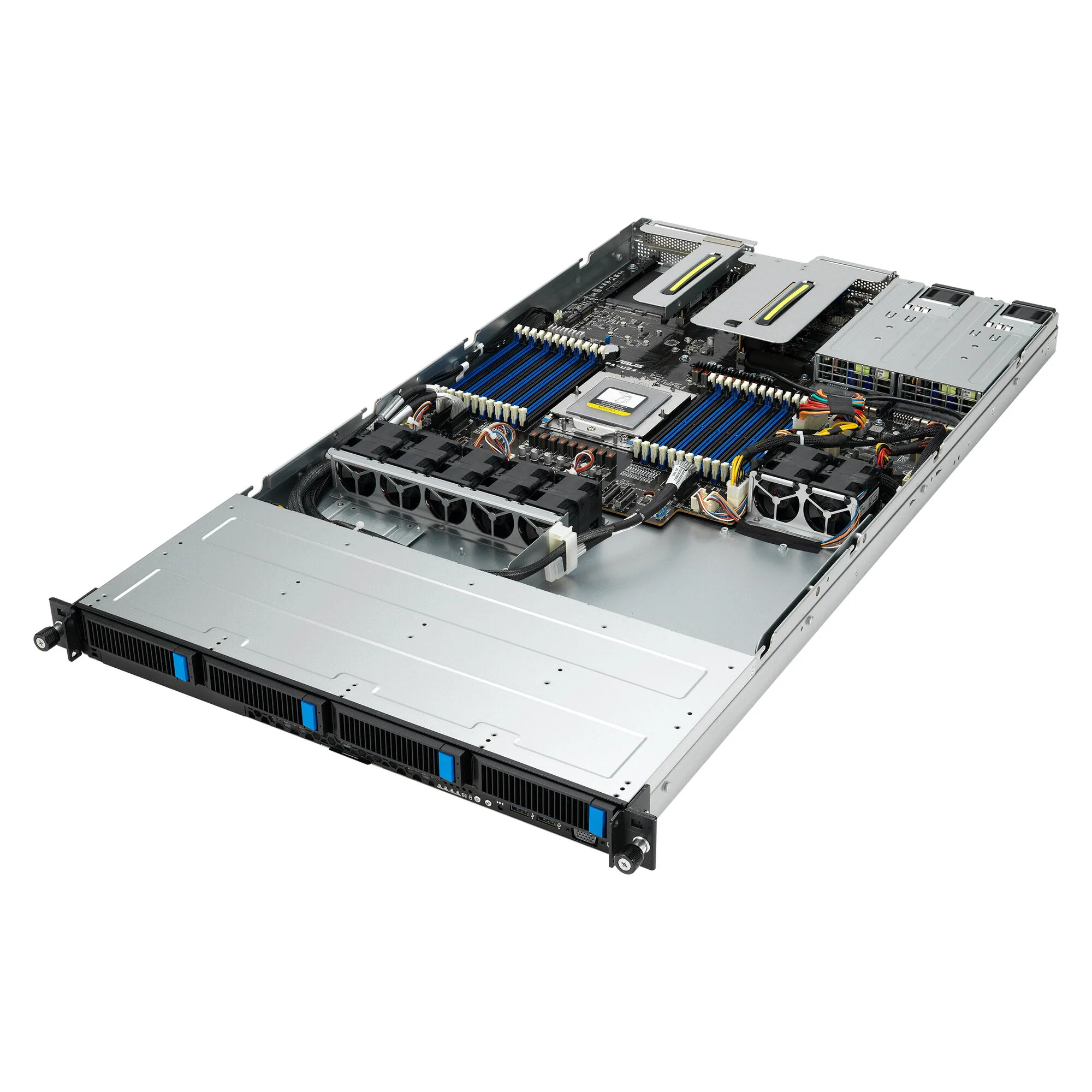 ASUS RS500A-E12-RS4U Socket SP5 Rack (1U) Schwarz, Silber – Bild 4