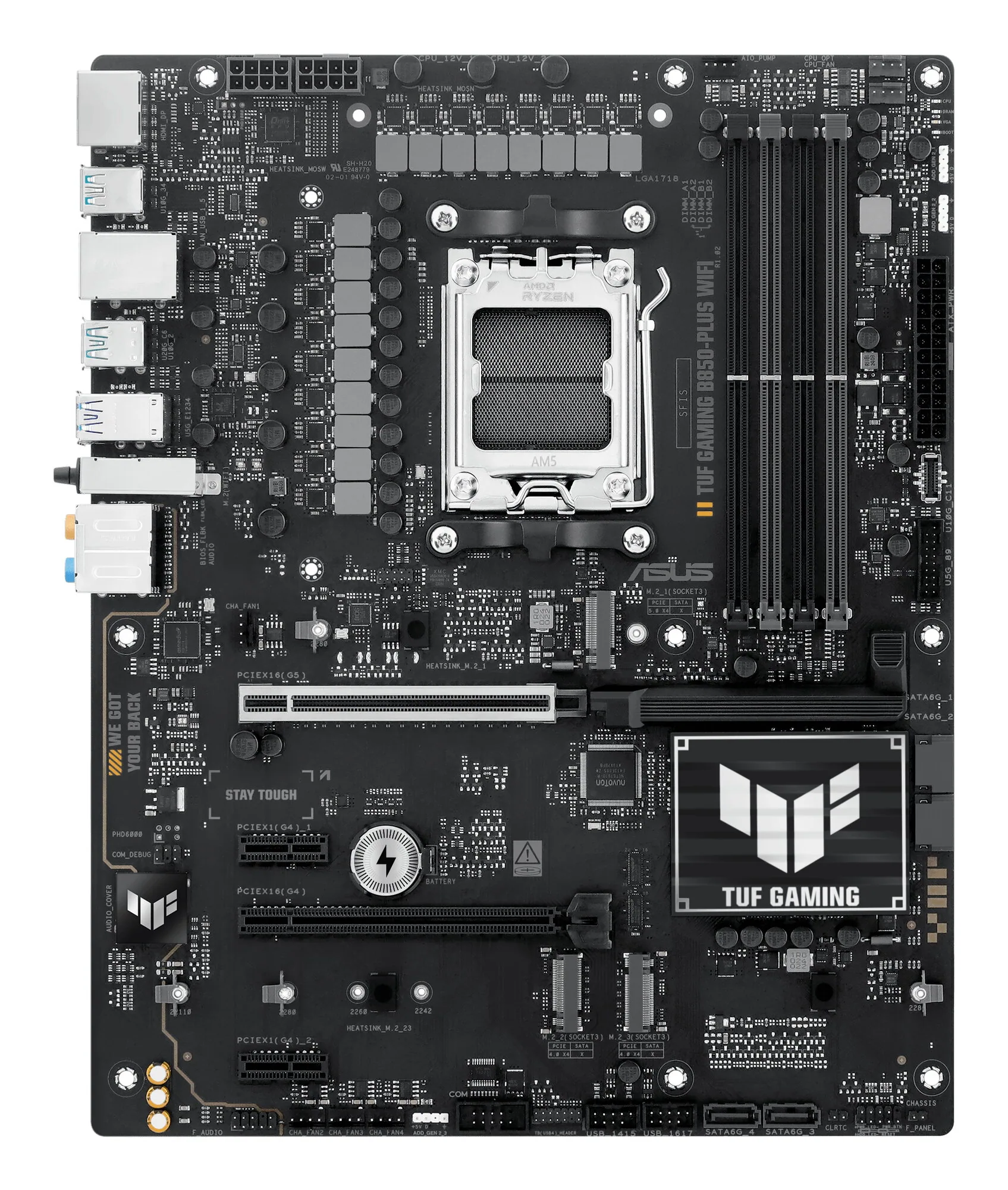 ASUS TUF GAMING B850-PLUS WIFI AMD B850 Sockel AM5 ATX – Bild 3