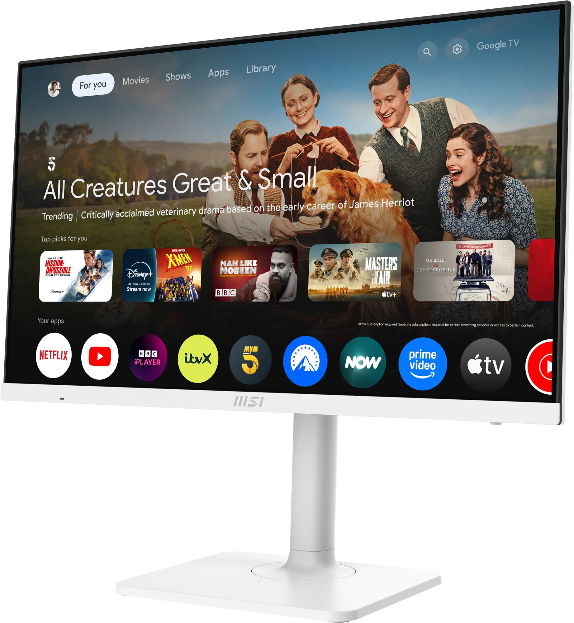 MSI MODERN MD272UPSWDE Computerbildschirm 68,6 cm (27") 3840 x 2160 Pixel 4K Ultra HD Weiß – Bild 4