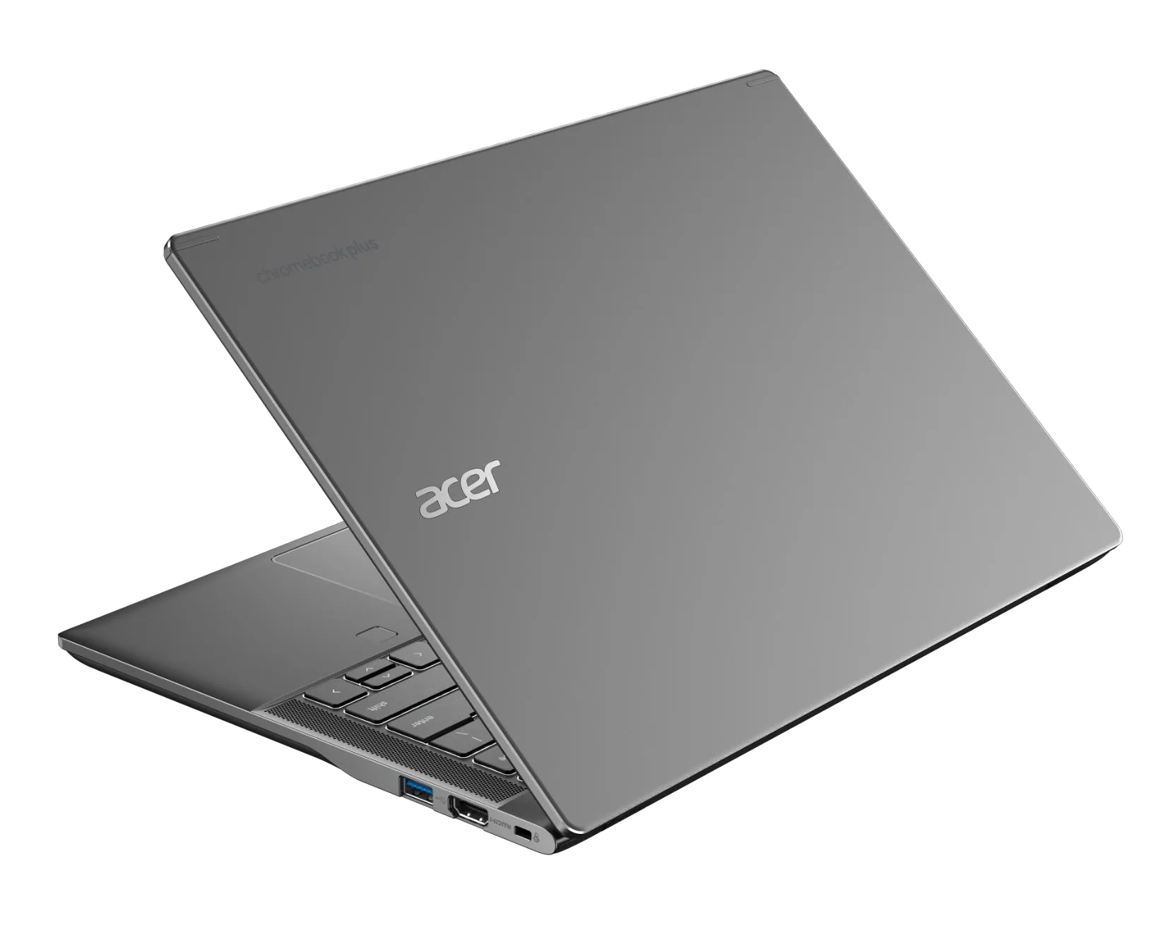 Acer Chromebook Plus 514 CBE594-2T-TCO-35P7 Intel Core 3 100U 35,6 cm (14") Touchscreen WUXGA 8 GB LPDDR5x-SDRAM 256 GB SSD Wi-Fi 7 (802.11be) ChromeOS Grau – Bild 2