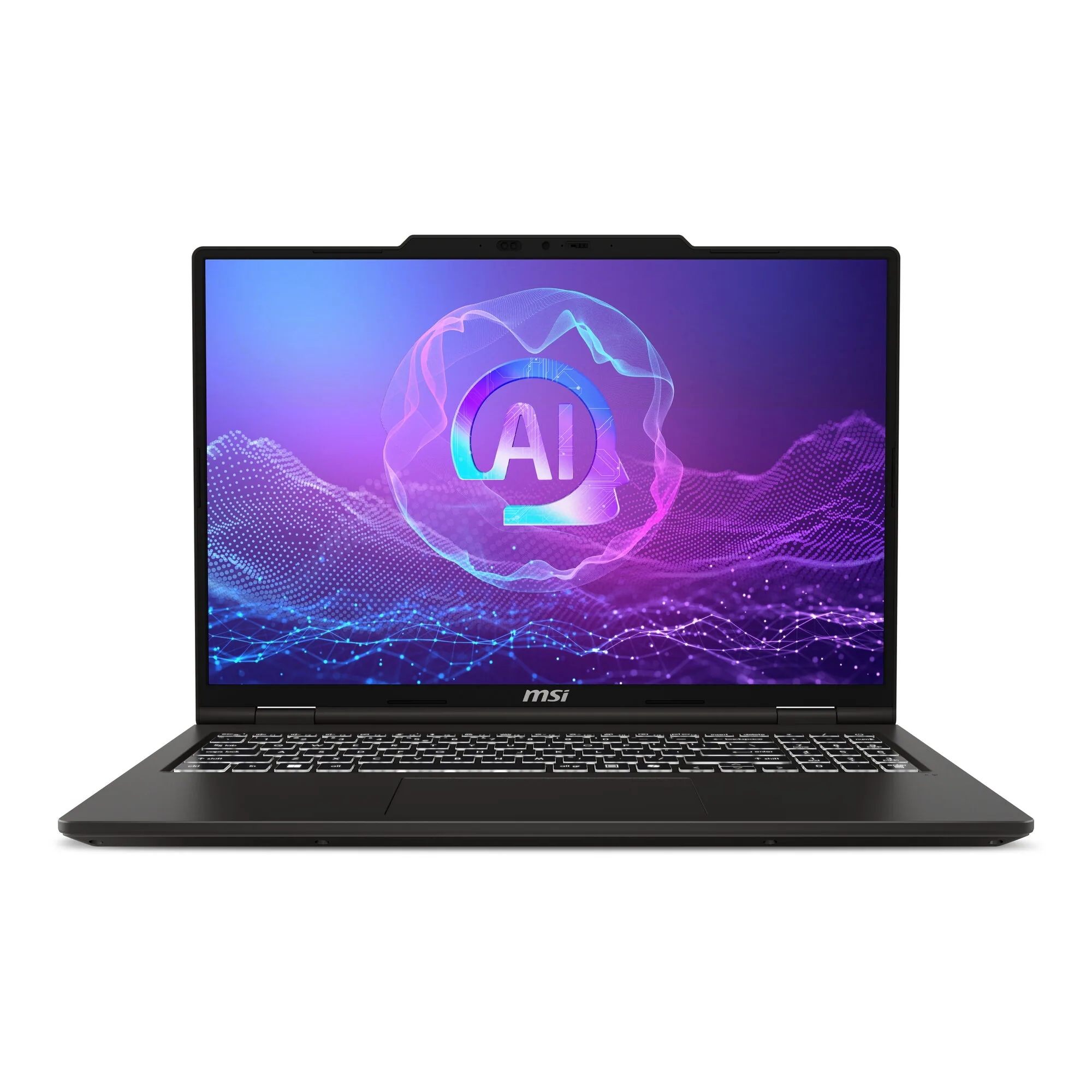 MSI VenturePro A16 AI+ A3HWEG-003DE Copilot+ PC AMD Ryzen AI 7 350 Laptop 40,6 cm (16") 2K 16 GB DDR5-SDRAM 1 TB SSD NVIDIA GeForce RTX 5050 Wi-Fi 6E (802.11ax) Windows 11 Home Grau – Bild 1
