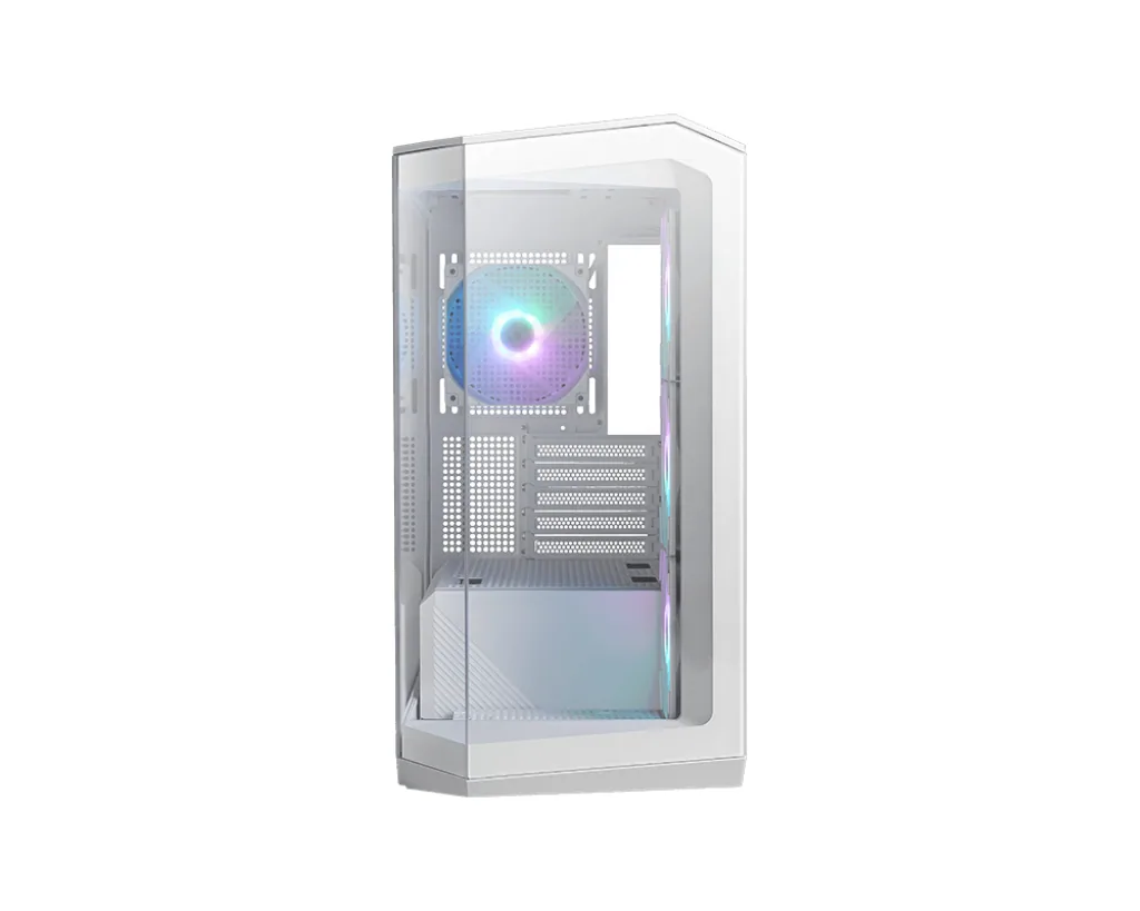 MSI MAG PANO M100R PZ Micro Tower Weiß – Bild 1