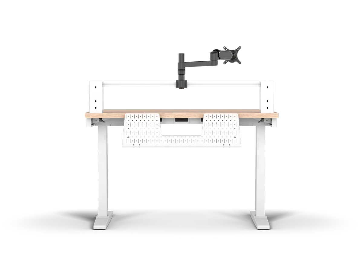 CORSAIR Gaming Tisch 4 Wood/white,einstell.Höhe,inkl.TFT-A (Speditionsversand)