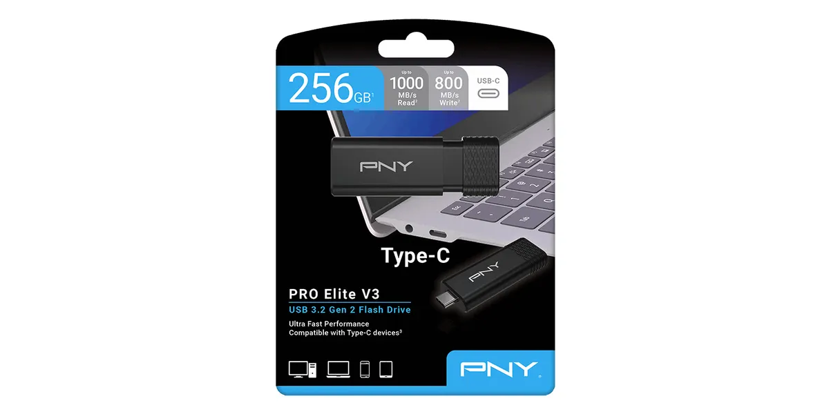 PNY USB-Stick Pro Elite V3 USB 3.2 TYPE-C