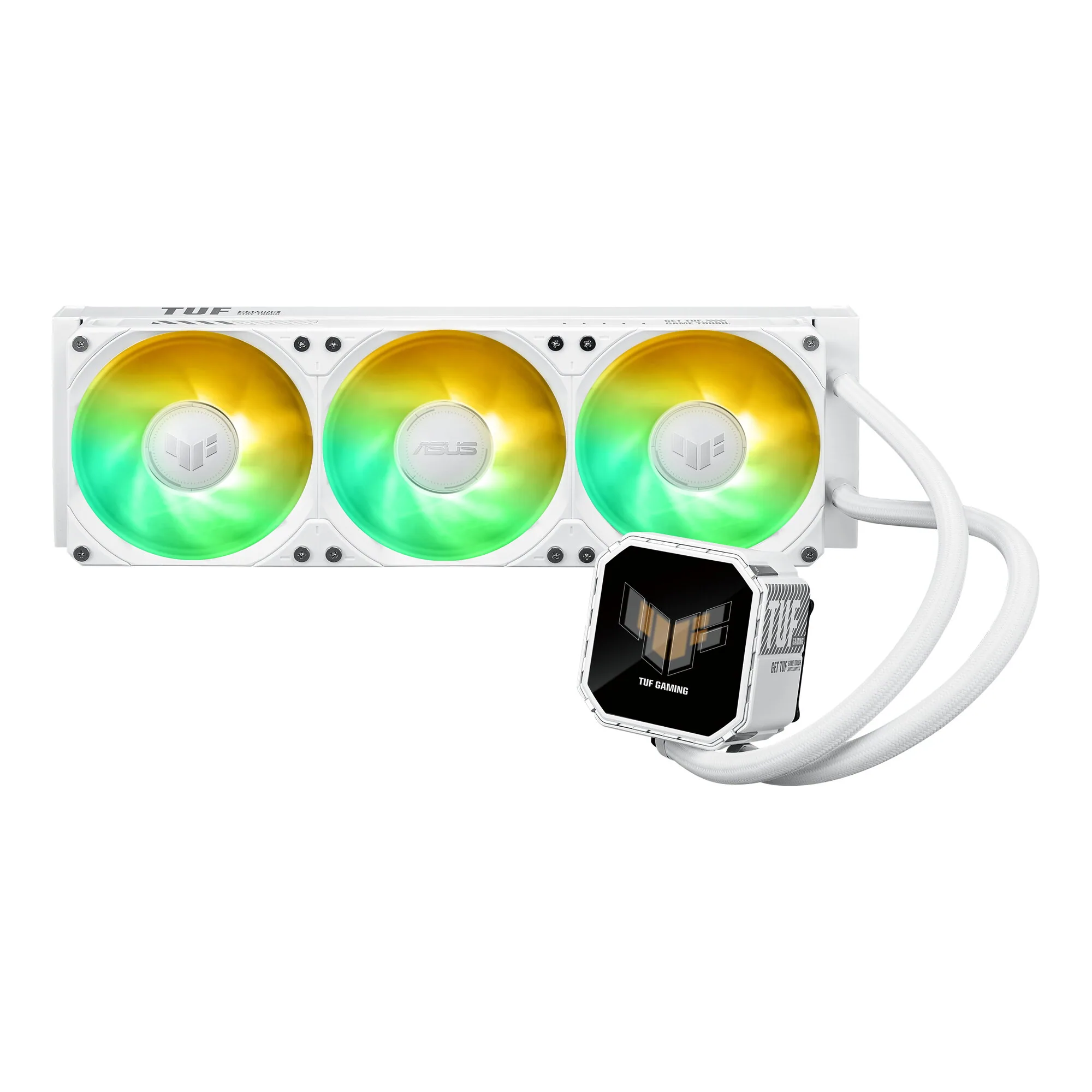 ASUS TUF Gaming LC III 360 ARGB LCD White Edition Prozessor All-in-One-Flüssigkeitskühler 12 cm Weiß 1 Stück(e) – Bild 2