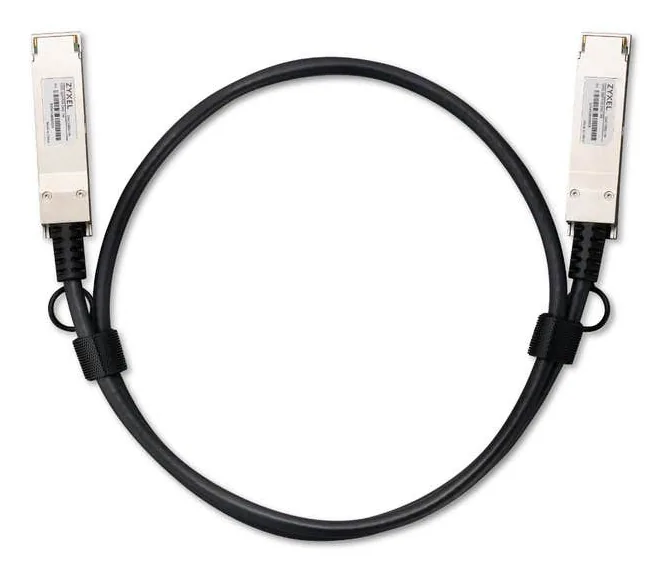 Zyxel DAC100G-1M-ZZ0101F InfiniBand/Glasfaserkabel QSFP28 DAC Schwarz – Bild 1