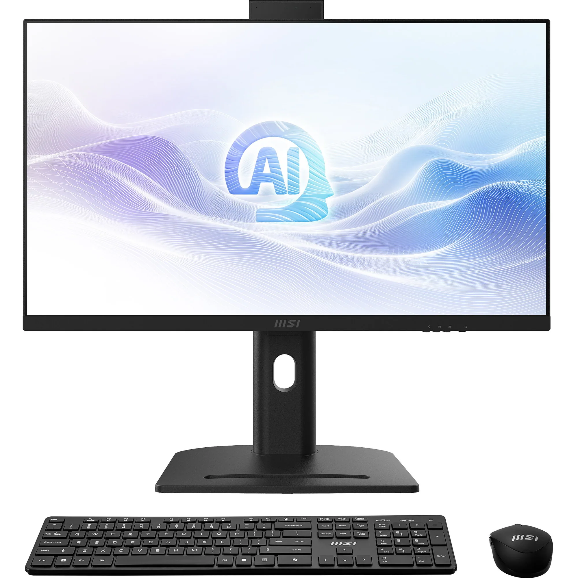 MSI Modern AM273QP AI 1UMG-221AT Intel Core Ultra 7 155H 68,6 cm (27") 2560 x 1440 Pixel All-in-One-PC 32 GB DDR5-SDRAM 1 TB SSD Windows 11 Pro Wi-Fi 6E (802.11ax) Schwarz – Bild 1