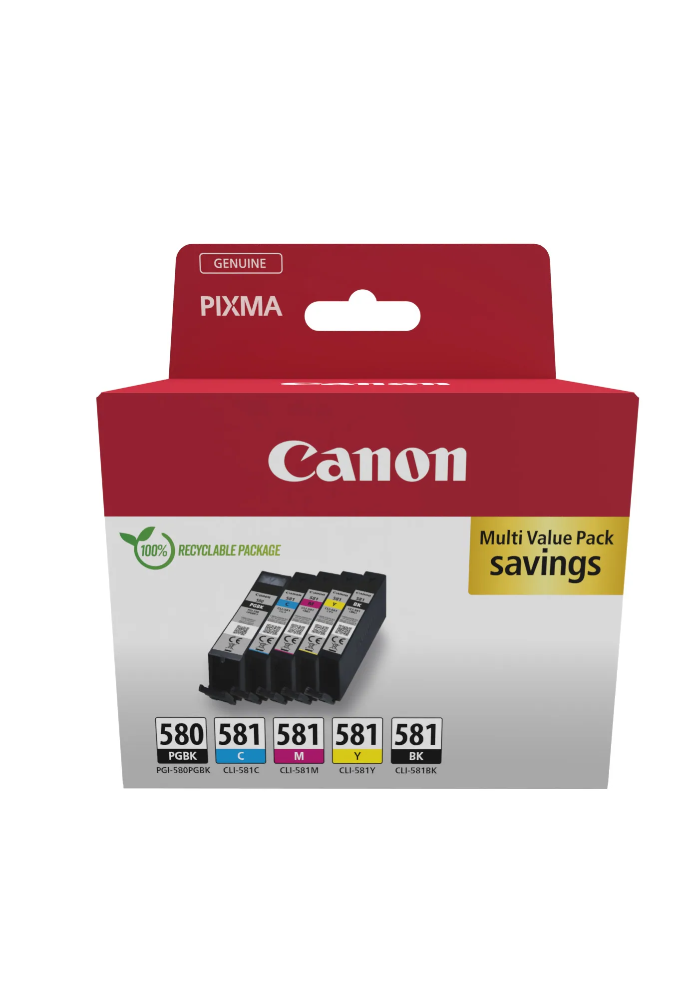 Canon PGI-580/CLI-581 PGBK/C/M/Y/BK Multipack – Bild 1