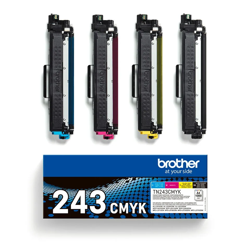 Brother TN-243CMYK Tonerkartusche 1 Stück(e) Original Schwarz, Cyan, Magenta, Gelb – Bild 2