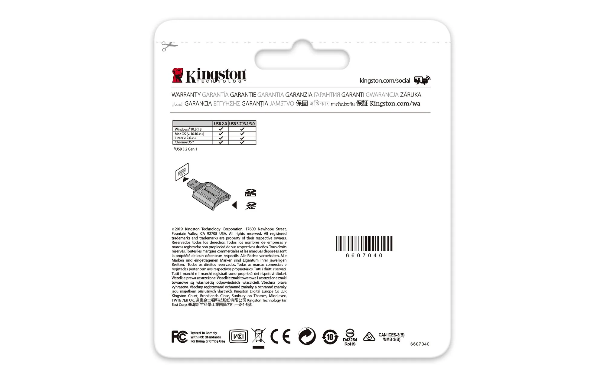Kingston Technology MobileLite Plus Kartenleser USB 3.2 Gen 1 (3.1 Gen 1) Type-A Schwarz – Bild 4