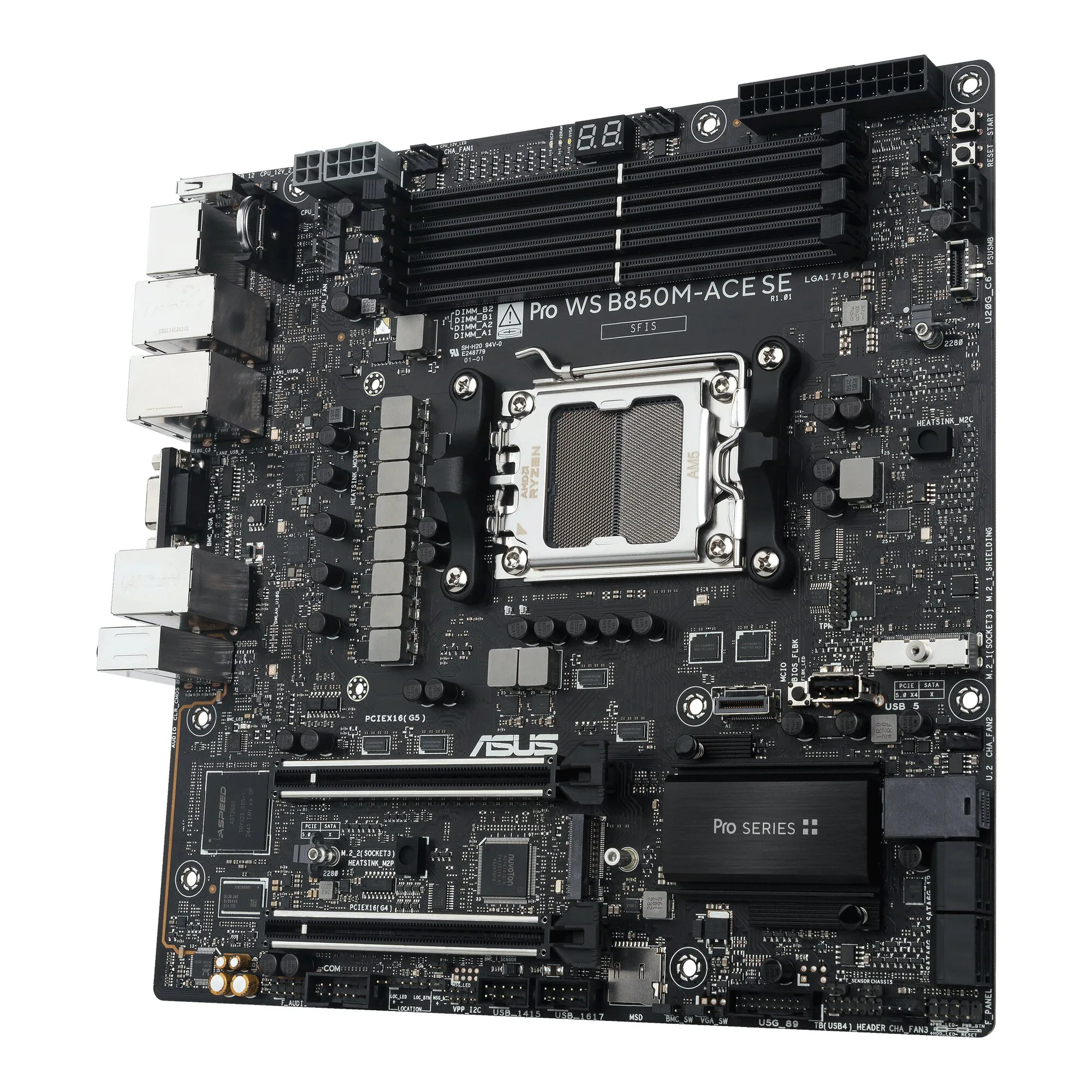 ASUS PRO WS B850M-ACE SE AMD B850 Sockel AM5 micro ATX – Bild 7