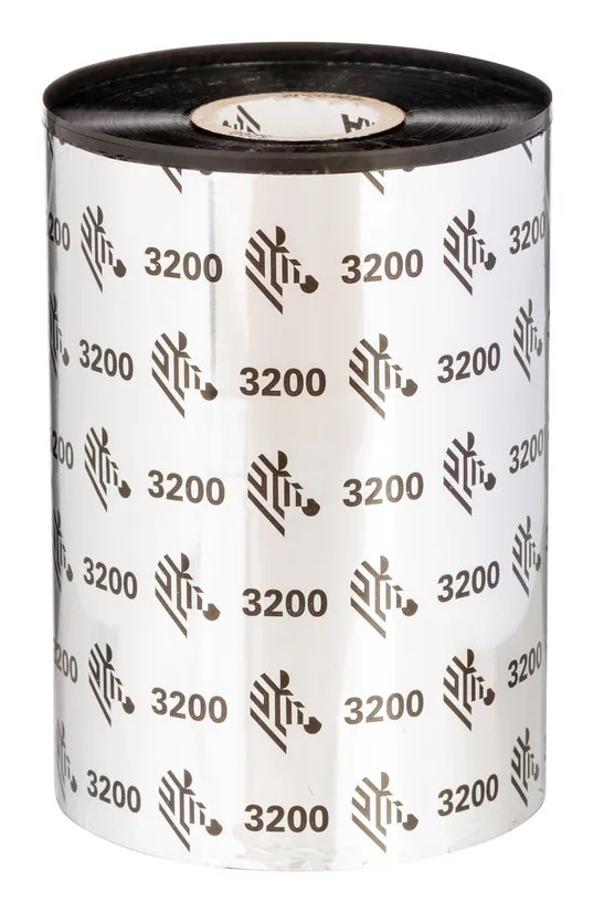 Zebra 3200 Wax/Resin Thermoband 450 m Schwarz – Bild 2