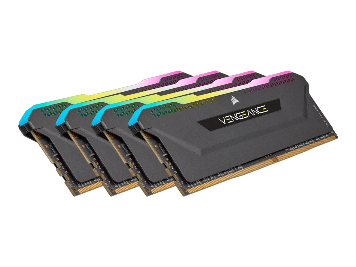 Corsair Vengeance RGB DDR4-3200 CL16 32 GB Kit (4x 8 GB) (CMH32GX4M4E3200C16)