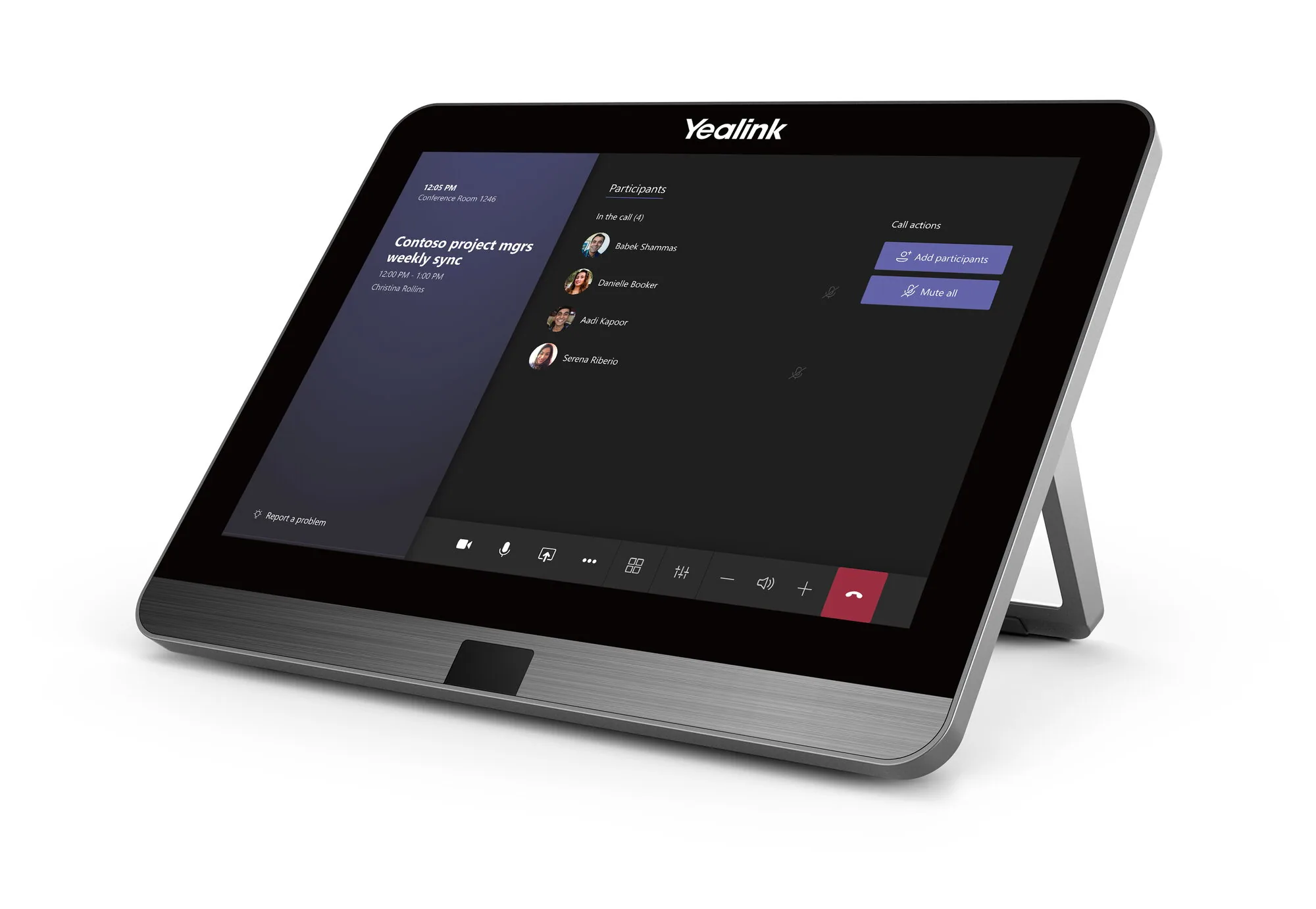 Yealink MTouch II 20,3 cm (8") 1280 x 800 Pixel – Bild 2