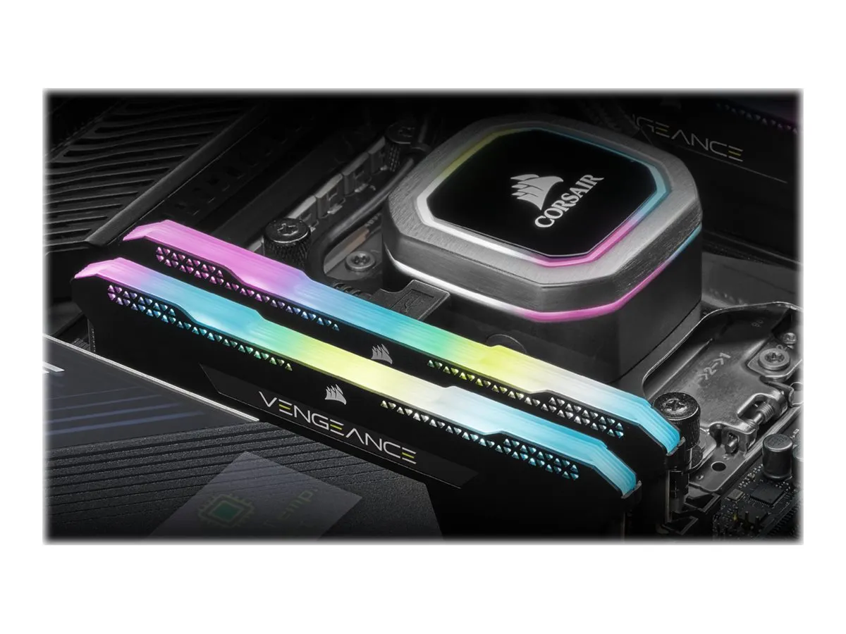 Corsair Vengeance RGB DDR4-3200 CL16 32 GB Kit (4x 8 GB) (CMH32GX4M4E3200C16)