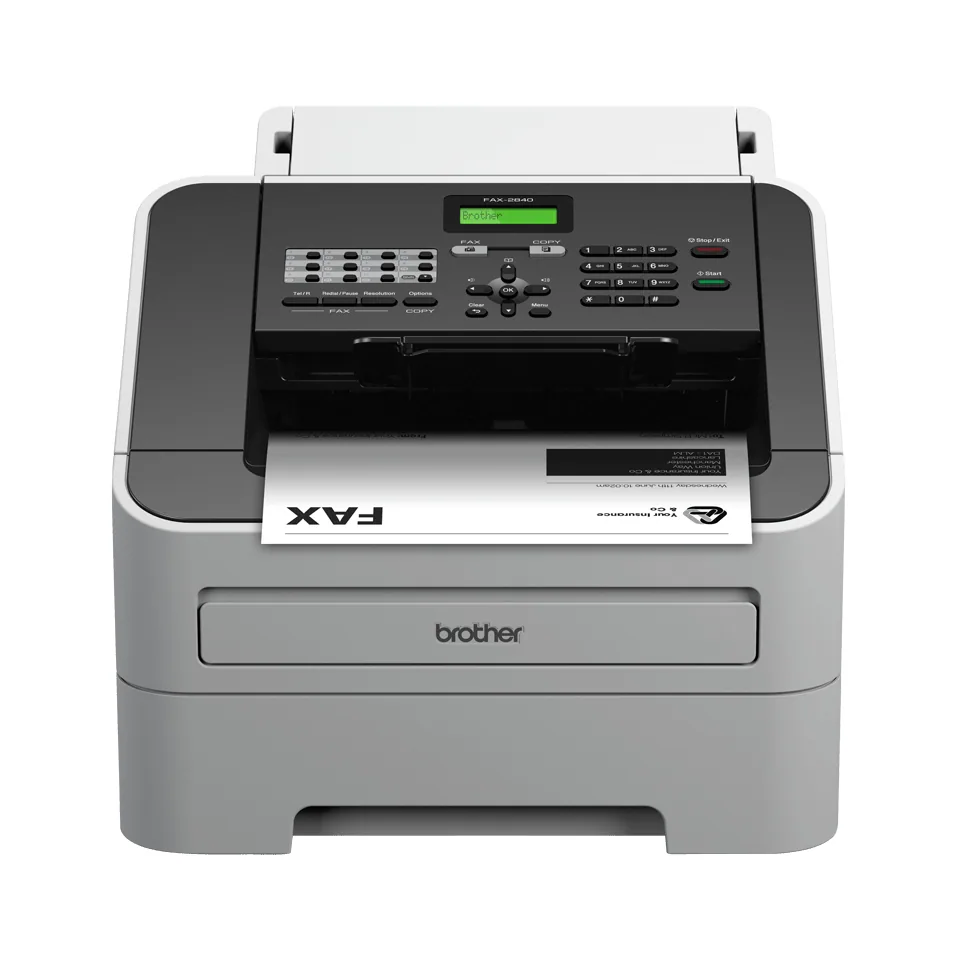 Brother FAX-2840 Faxgerät Laser 33,6 Kbit/s A4 Schwarz, Grau – Bild 1