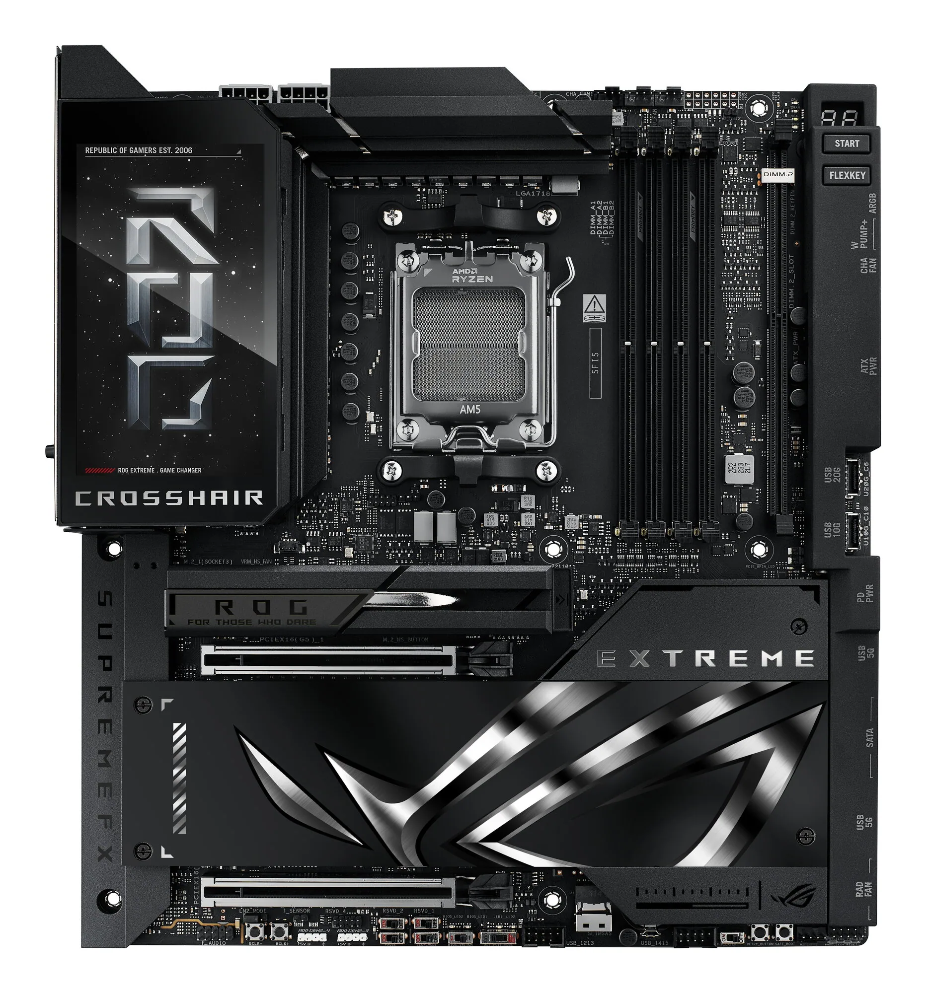 ASUS ROG CROSSHAIR X870E EXTREME AMD X870E Sockel AM5 Erweitertes ATX – Bild 2
